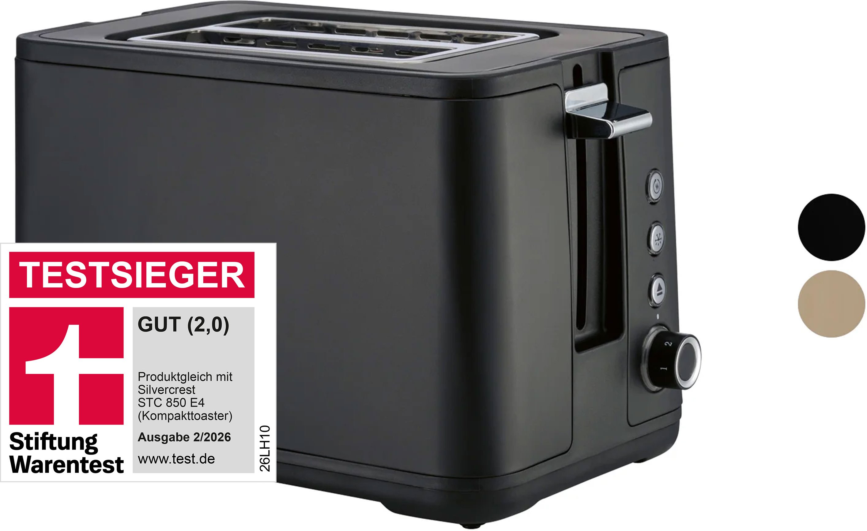 SILVERCREST® Toaster Spraylack »STS 850 F3« (Champagner)