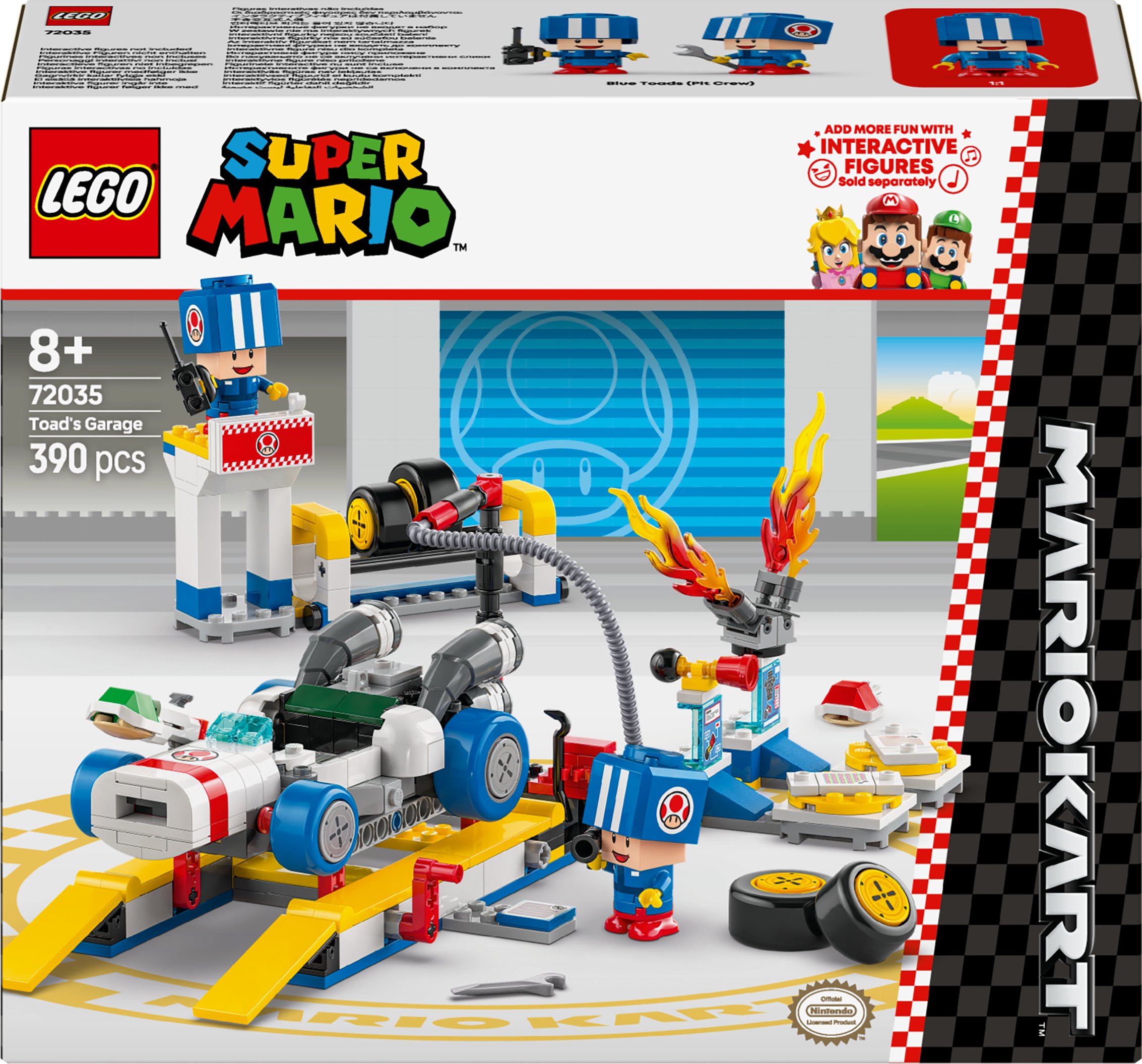 LEGO® Super Mario 72035 Mario Kart™ – Toads Werkstatt
