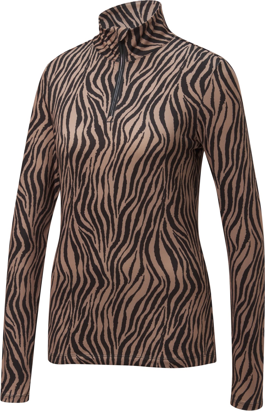 Thumbnail - CRIVIT Damen Funktionsshirt (Braun/Schwarz, XS(32/34))