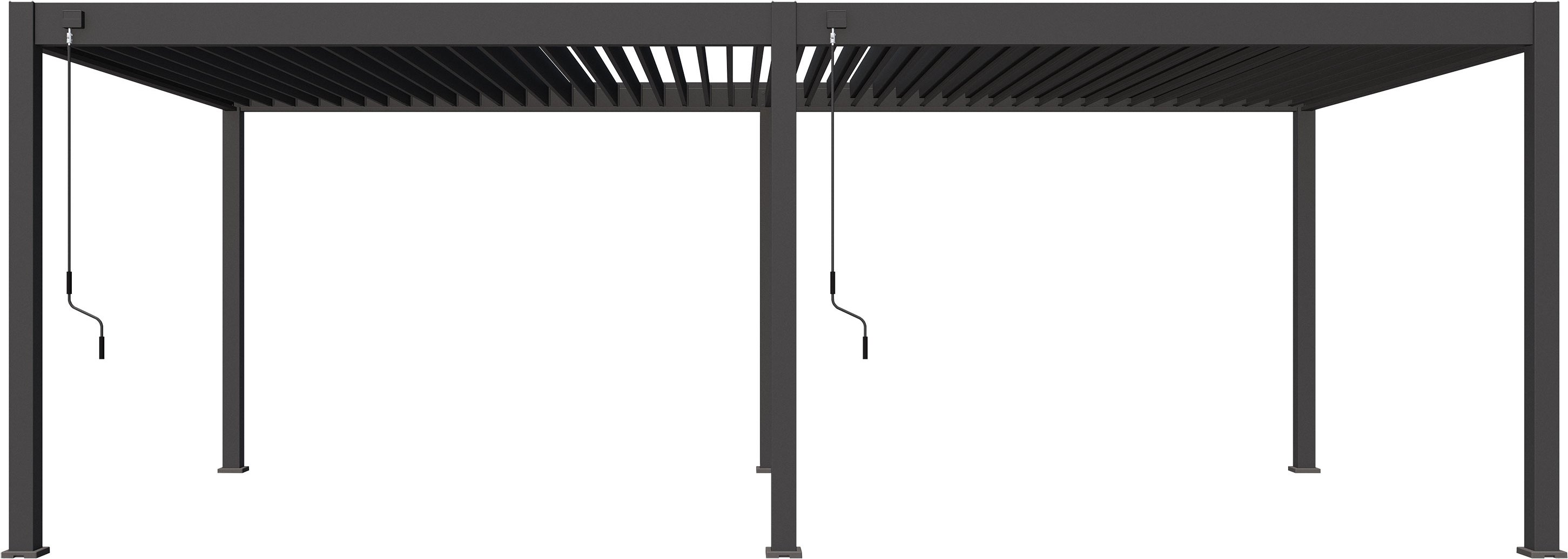 Pergoline Pavillon Superior (Anthrazit, 3,6x7,2 m)