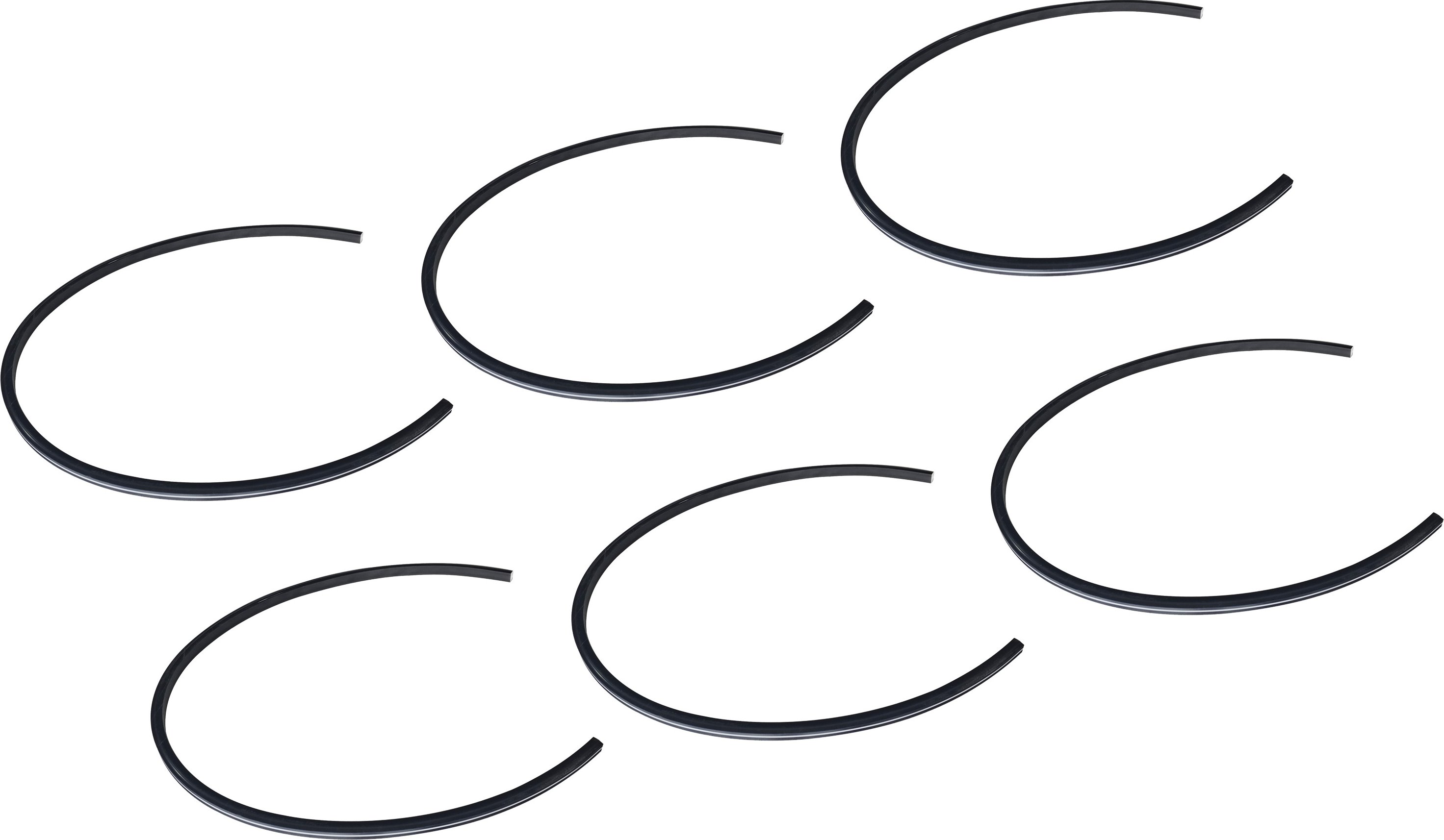 HOME DELUXE Nutleiste aus Gummi DINA (6 Stück)