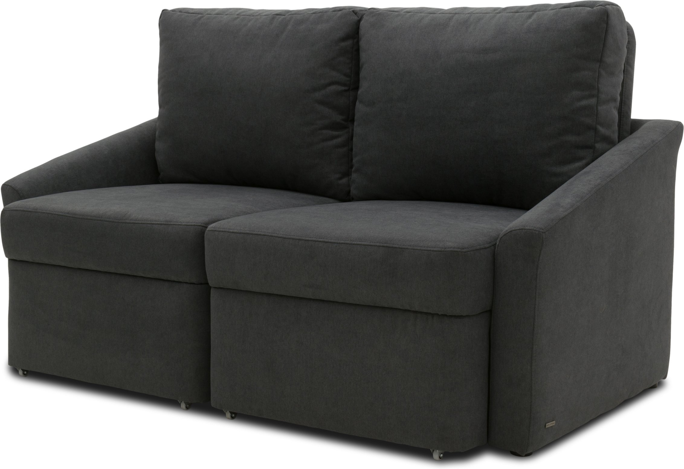 Domo Schlafsessel »Relax Box«, mit Boxspringfederung (Schlafsofa, 168 x 96 cm, Dunkelgrau)