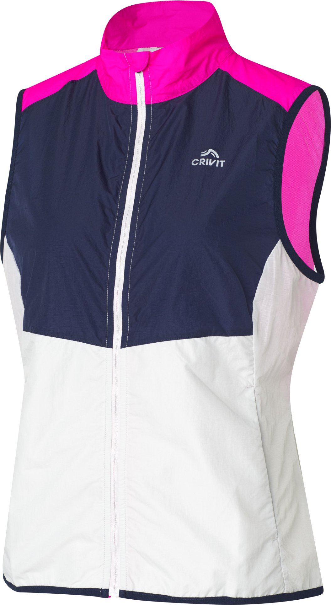 Thumbnail - CRIVIT Damen Funktionsweste, mit reflektierenden Deko-Elementen (navy/pink, S(36/38))