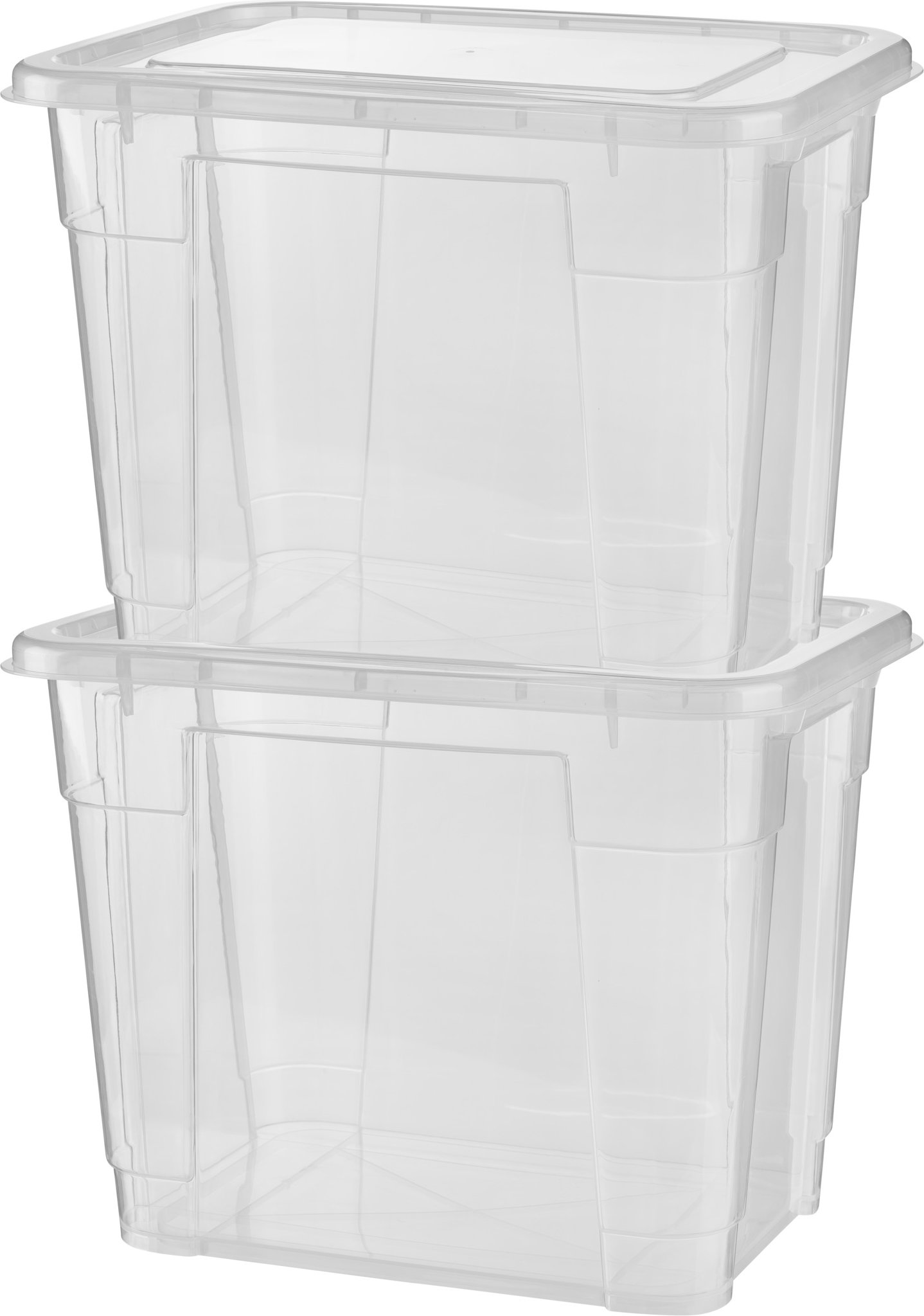 W5 Boxen 20 l mit Deckel, 2er Set