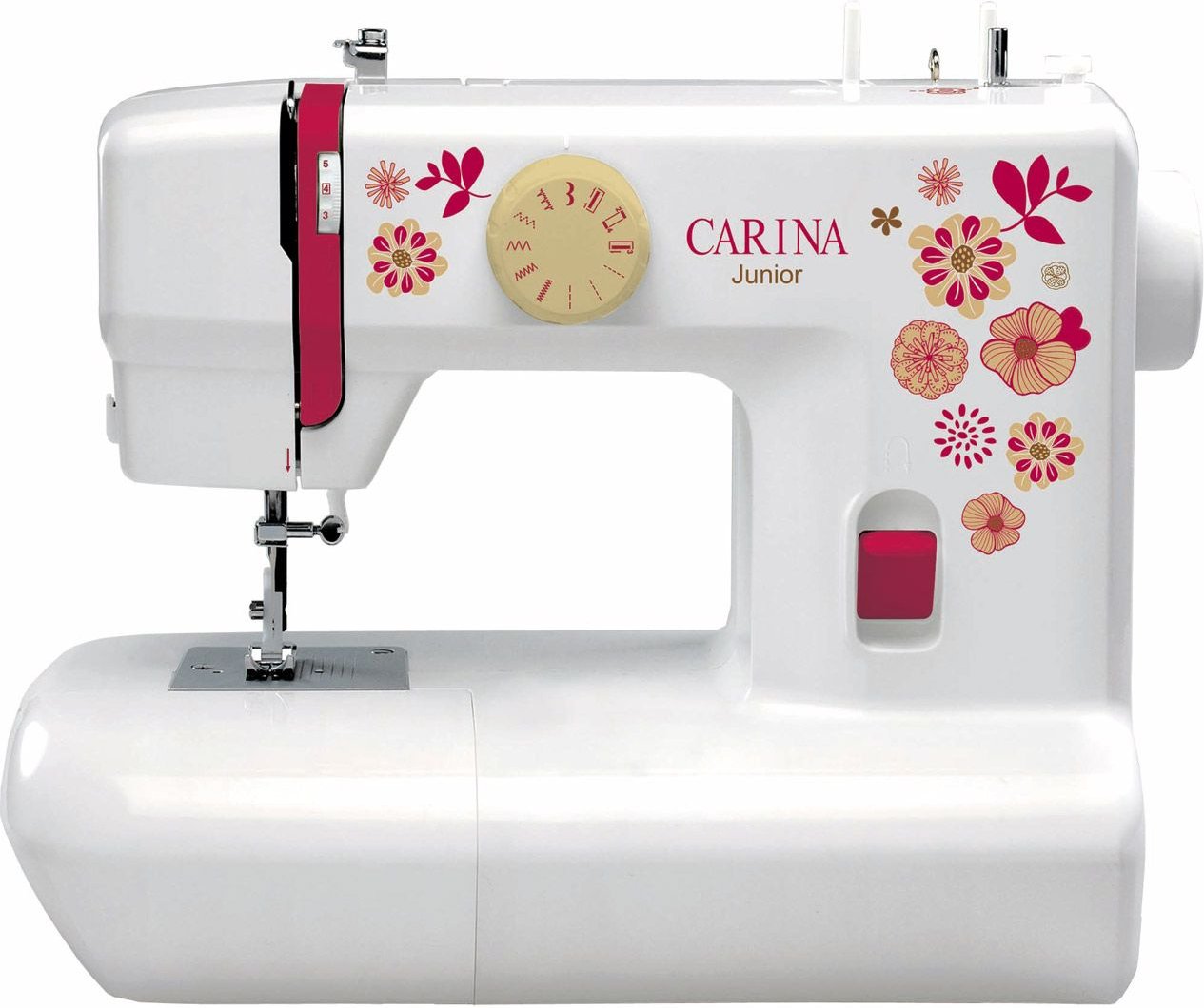 Carina Mechanische Nähmaschine »Junior«, Einsteigermodell, 6 Stichprogramme, mit Hülle""