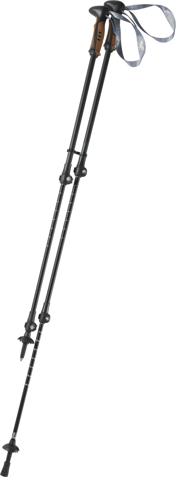 CRIVIT Trekking-Stöcke teleskopierbar 2er (Grau)