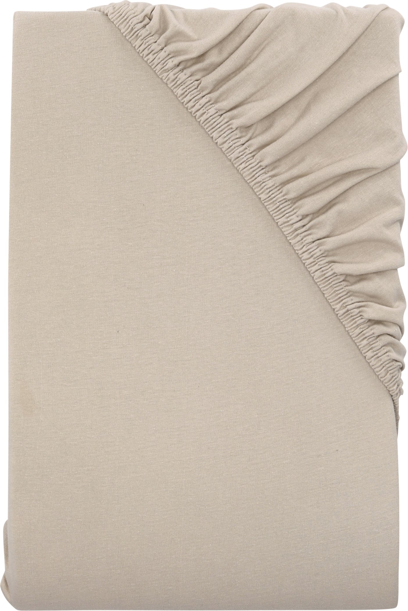 LIVARNO home Jersey-Spannbettlaken (Hellgrau)