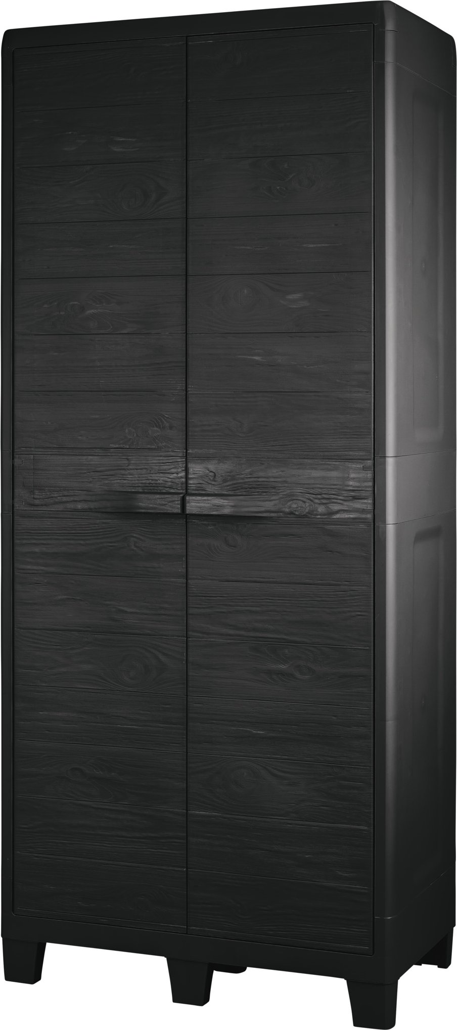 LIVARNO home Gartenschrank, 2 Türen, aus recyceltem Plastik