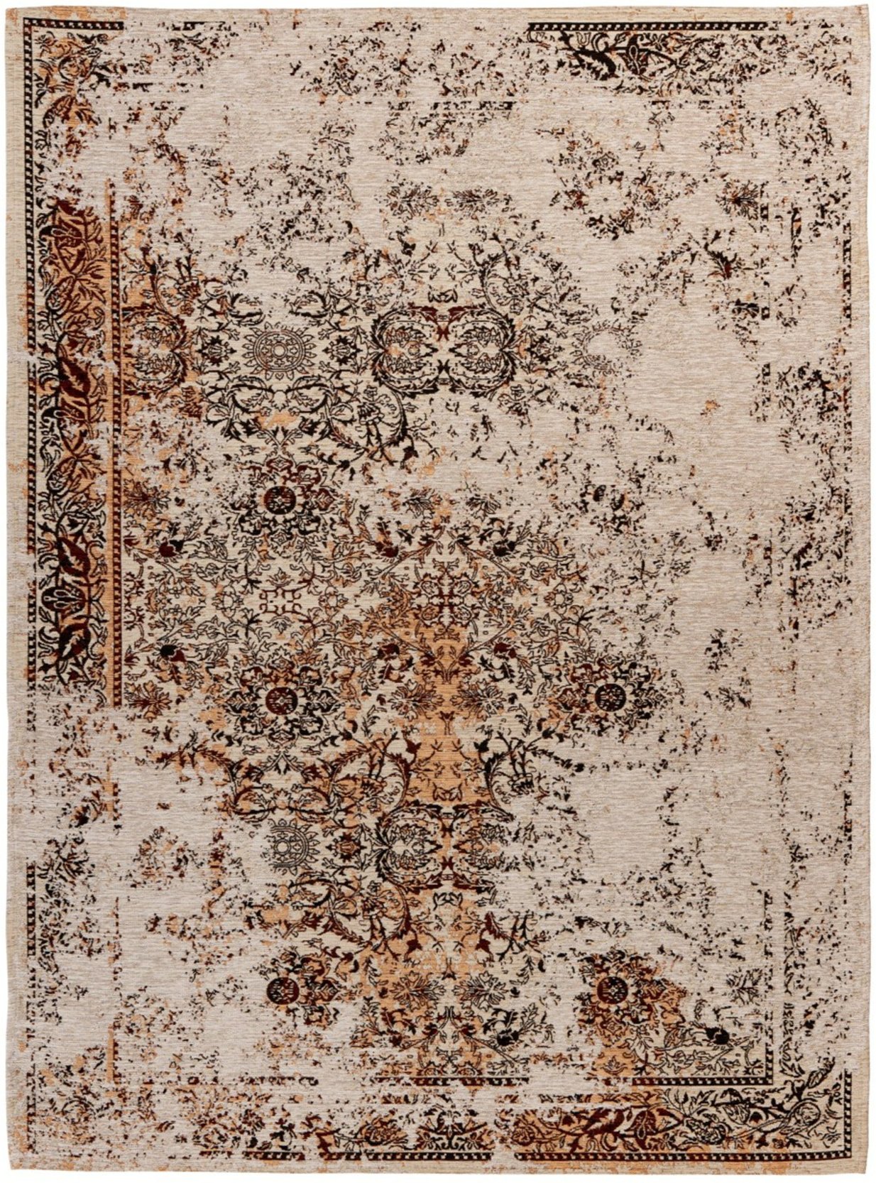 Padiro Teppich Charme (700, Elfenbein, 80 x 150 cm)