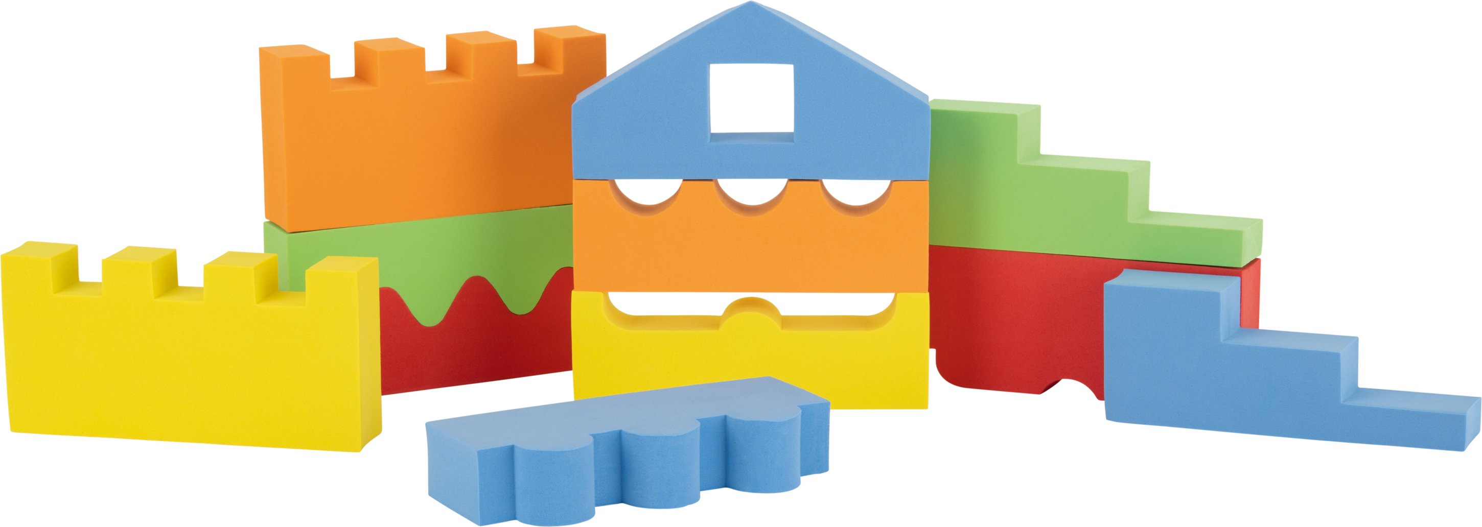Thumbnail - Playtive Bausteine Puzzle (Bunt)