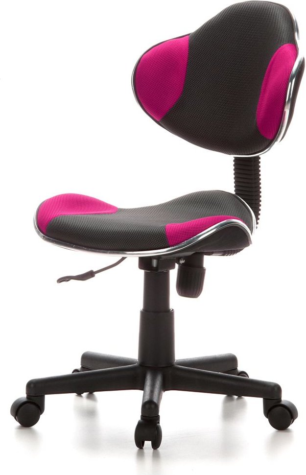 hjh OFFICE Kinderschreibtischstuhl / Kinderstuhl KIDDY GTI-2 (grau / pink)