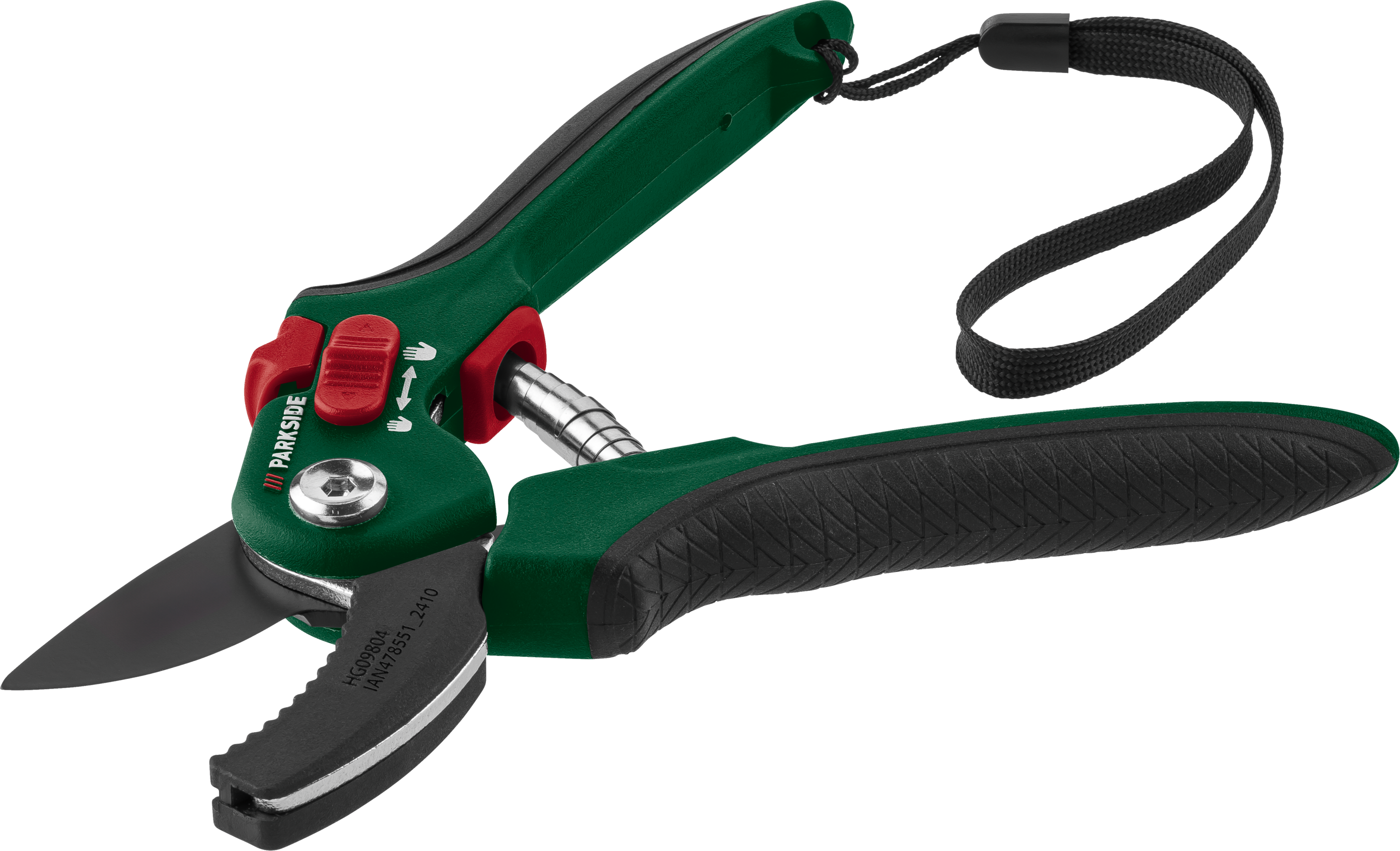 PARKSIDE® Gartenschere Amboss / Bypass / Universal, mit praktischer Handschlaufe (Amboss-Schere)