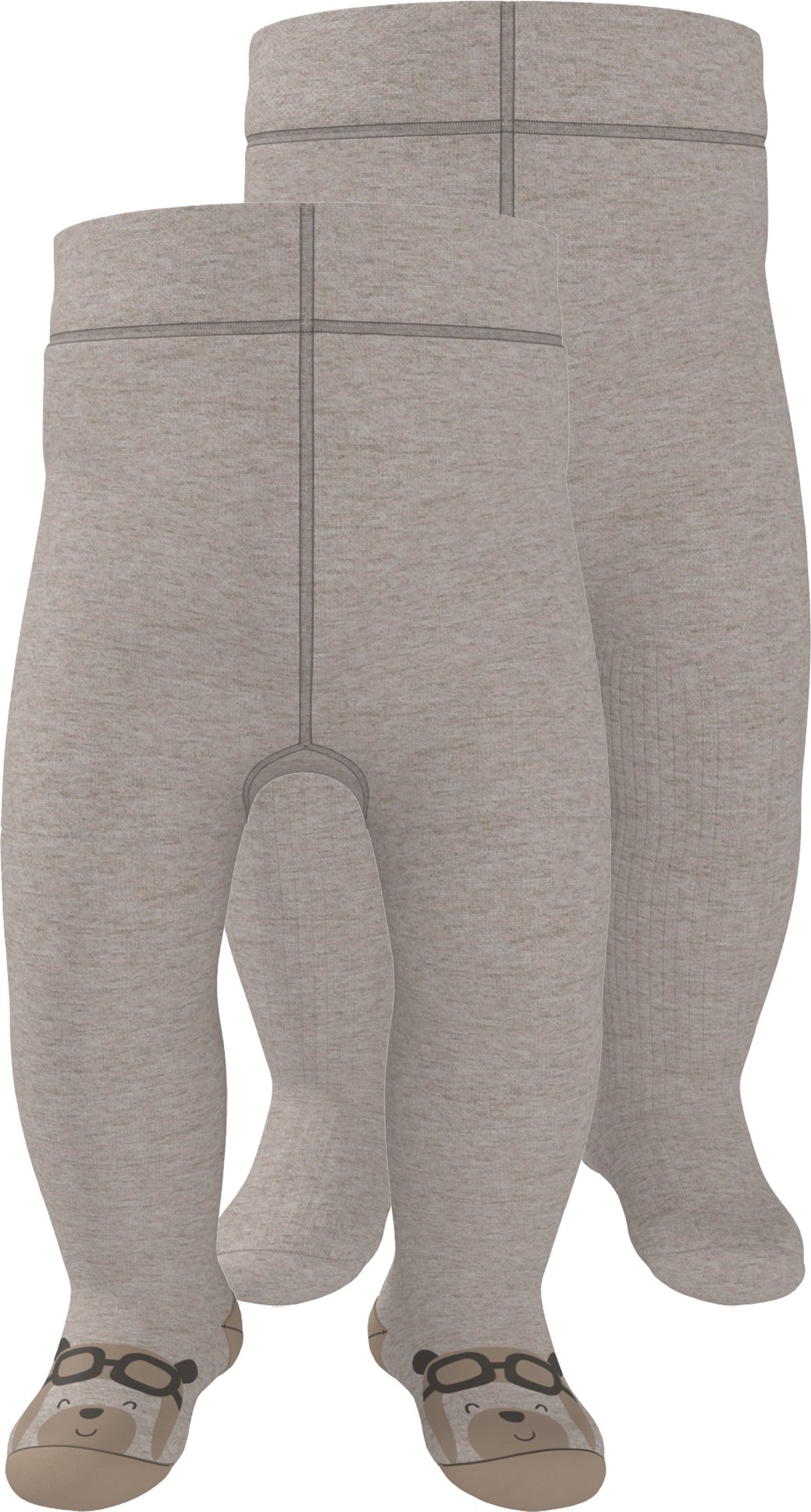 lupilu® Baby Thermostrumpfhosen, 2 Stück (Beige, 86/92)