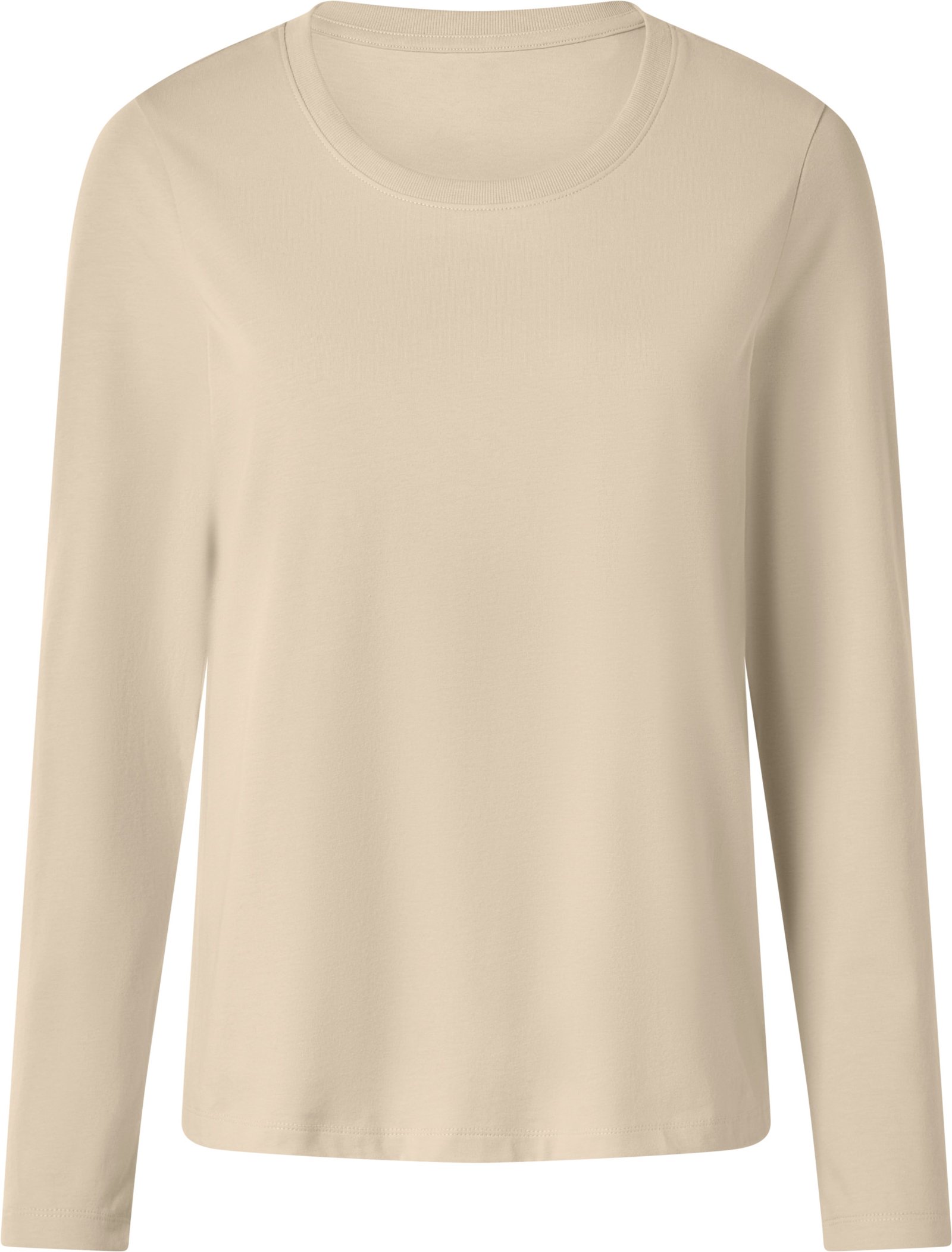 esmara® Damen Langarmshirt (Beige, XL(48/50))