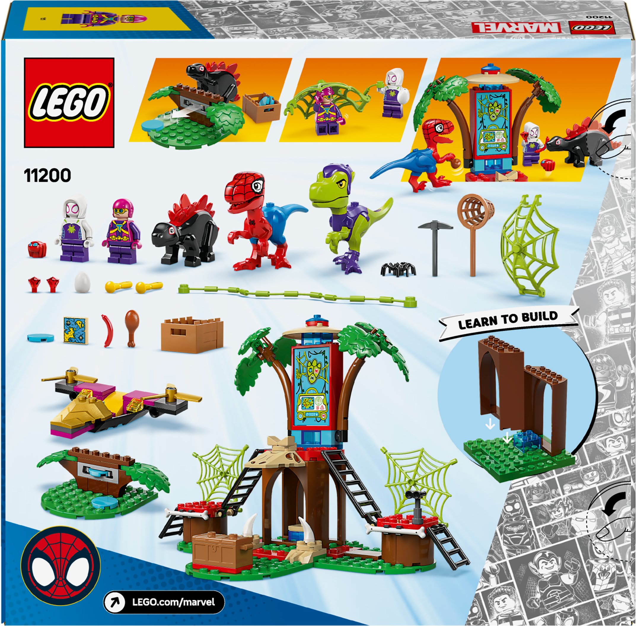 LEGO® Spidey und Super-Freunde 11200 Spidey and Gobby's Raptor Battle at Tree House HQ