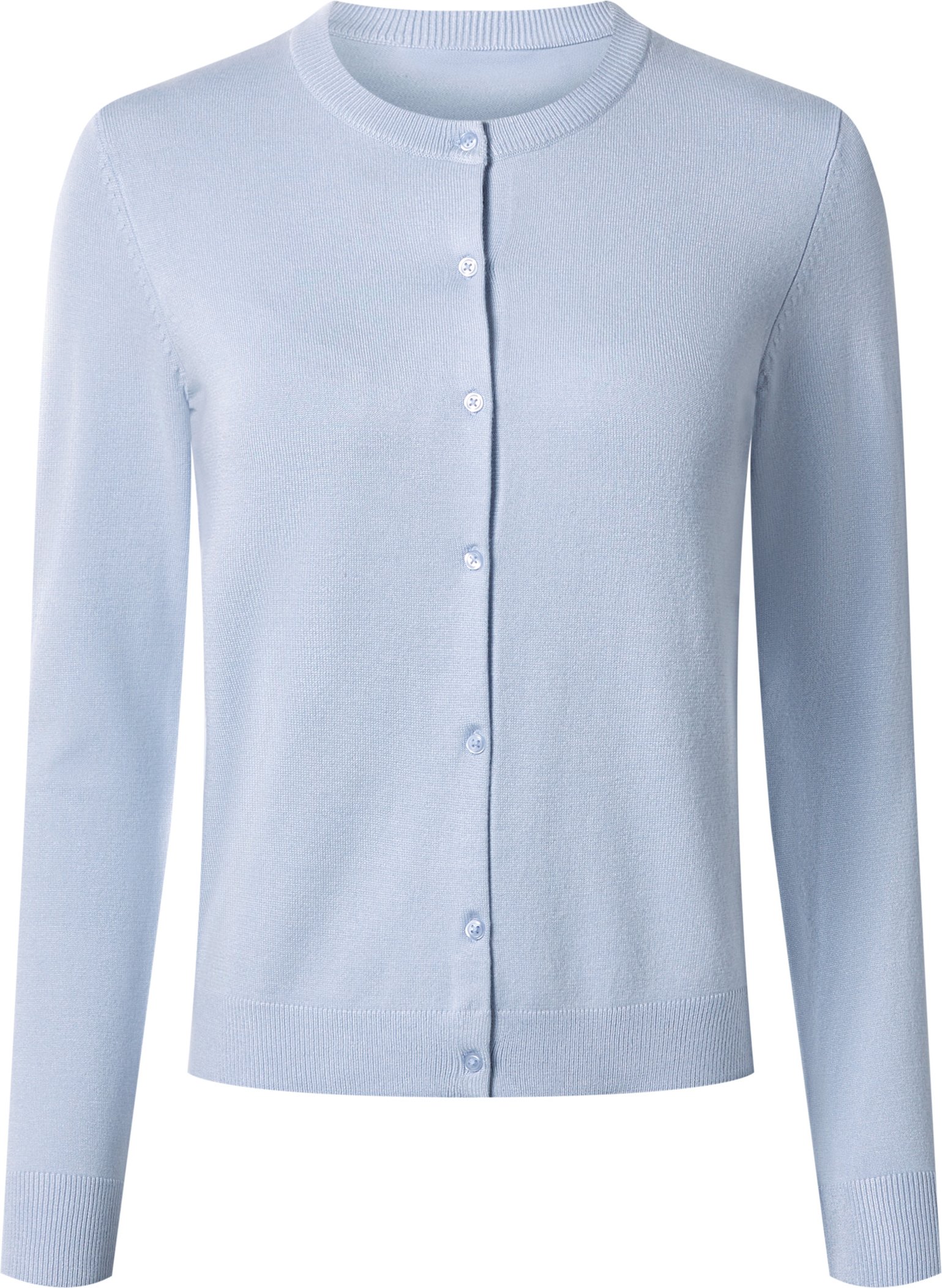 esmara® Damen Cardigan Feinstrick (Blau, XL(48/50))