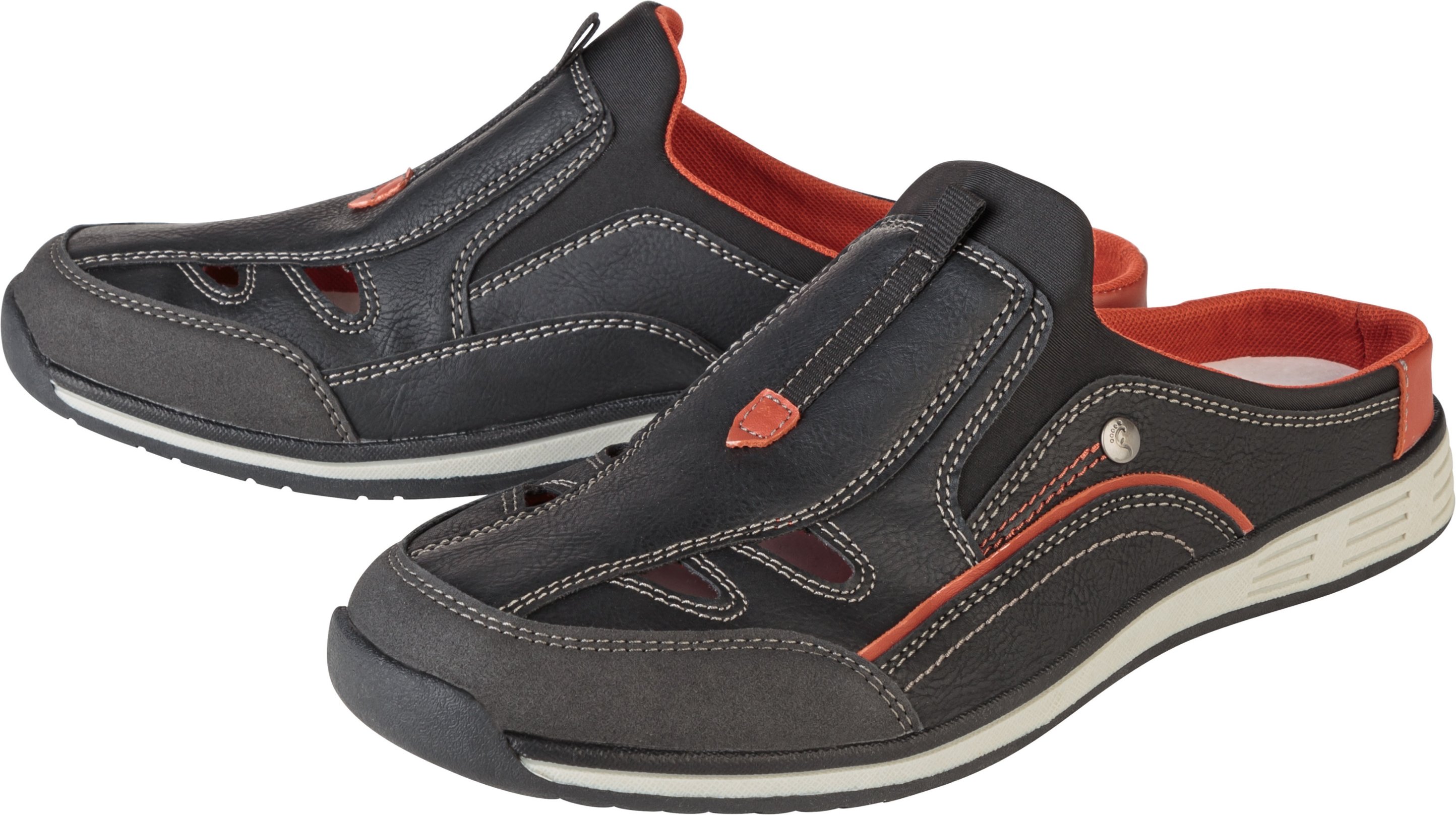 Herre Sabot Footflexx (Schwarz, 43)