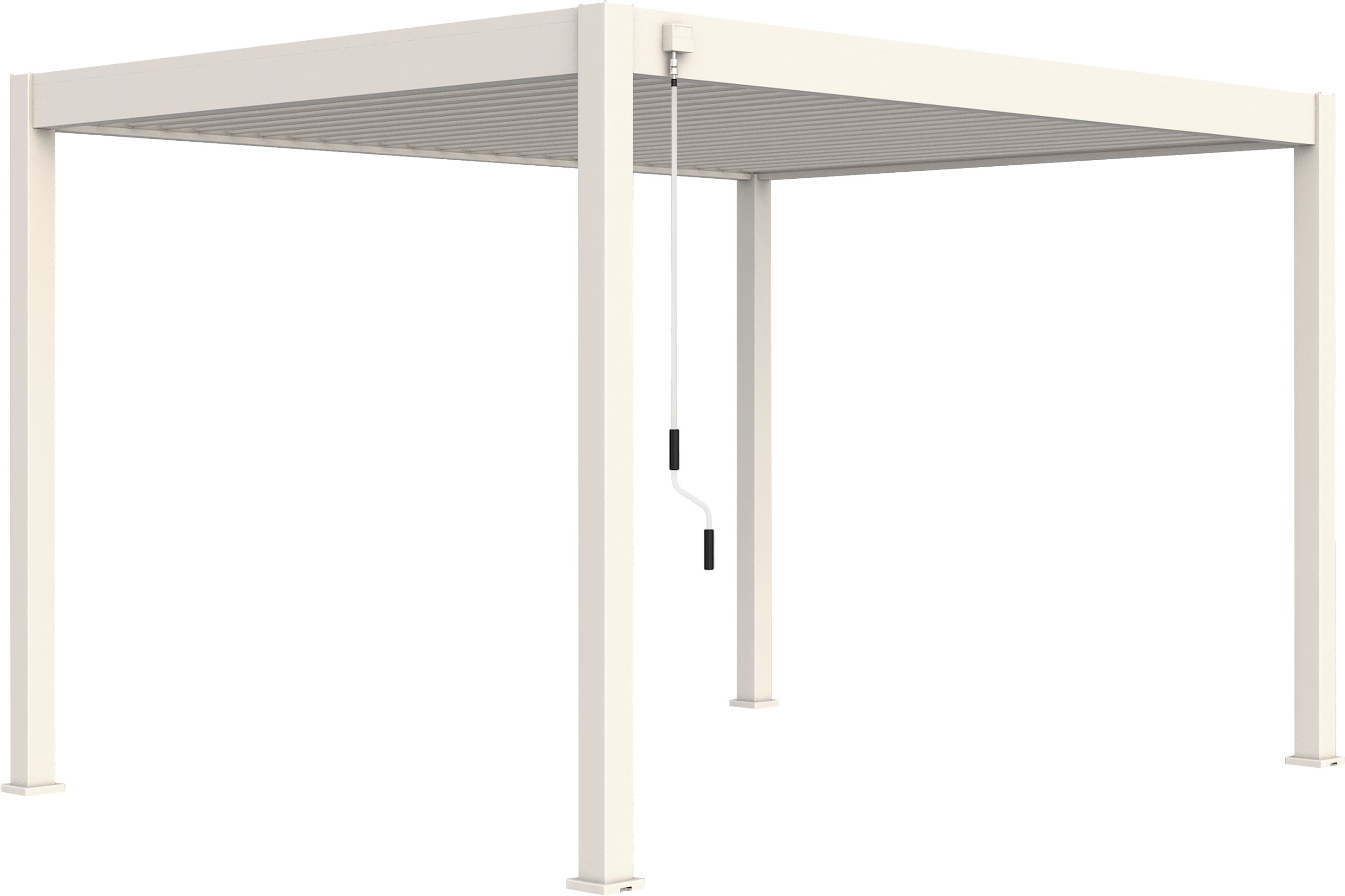 Pergoline Pavillon Superior (Weiß, 3x4 m)