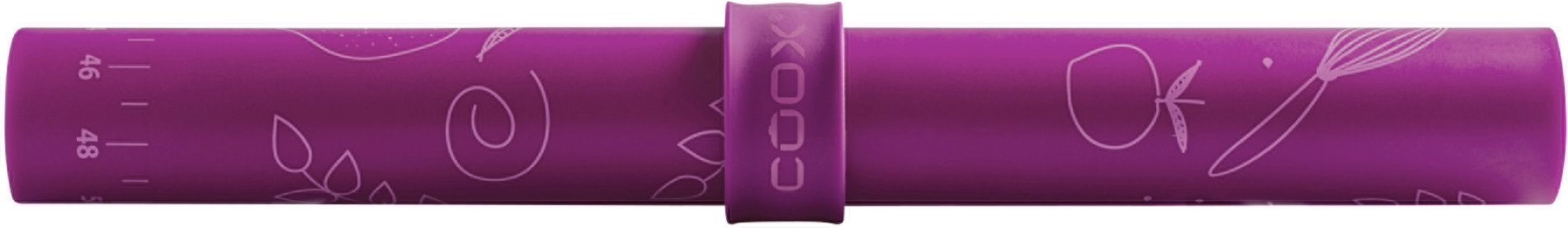 Coox Backmatte o. Teigrolle (Silikonbackmatte, Lila)
