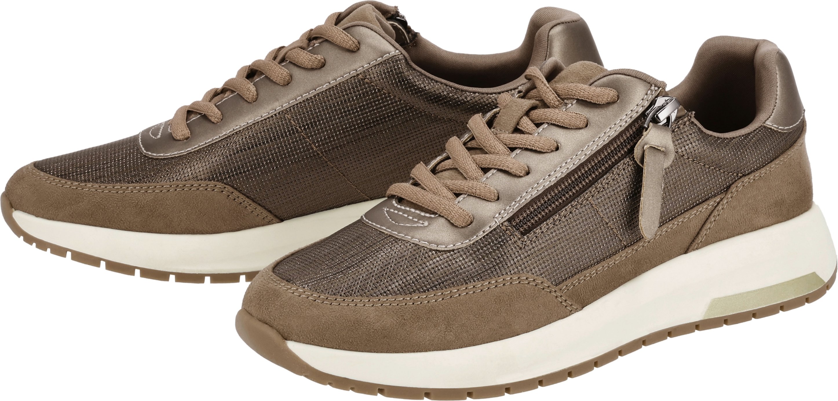 esmara® Damen Sneaker (Taupe, 41)