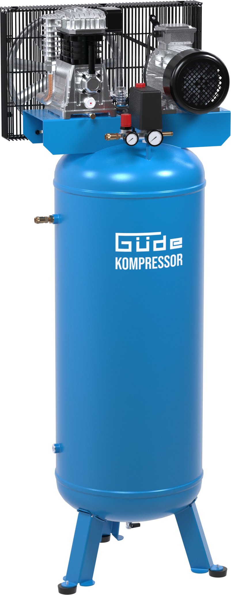 Güde Kompressor »485/10/200 ST«, 2-Zylinder-Aggregat