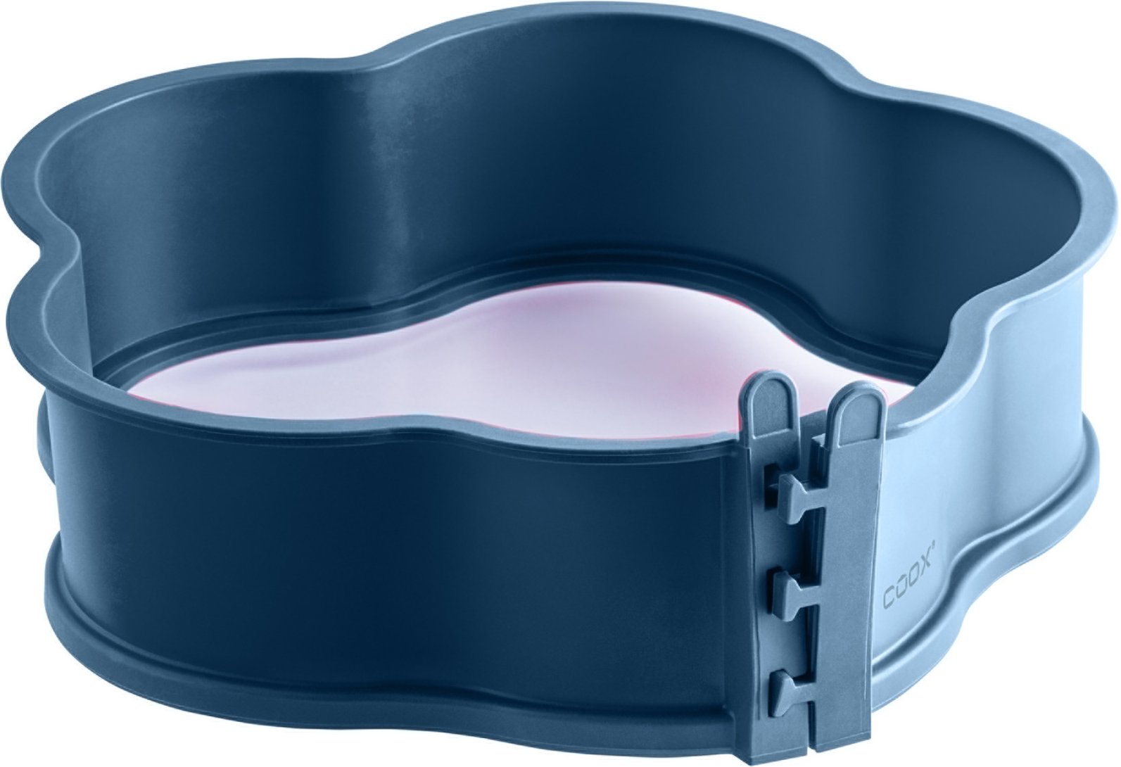 Coox Silikon-Springform »Blume« (blaugrau)