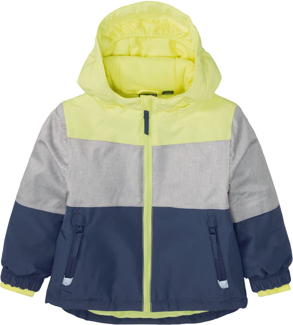 Thumbnail - lupilu® Kleinkinder Skijacke (86/92, navy/grau/lime)