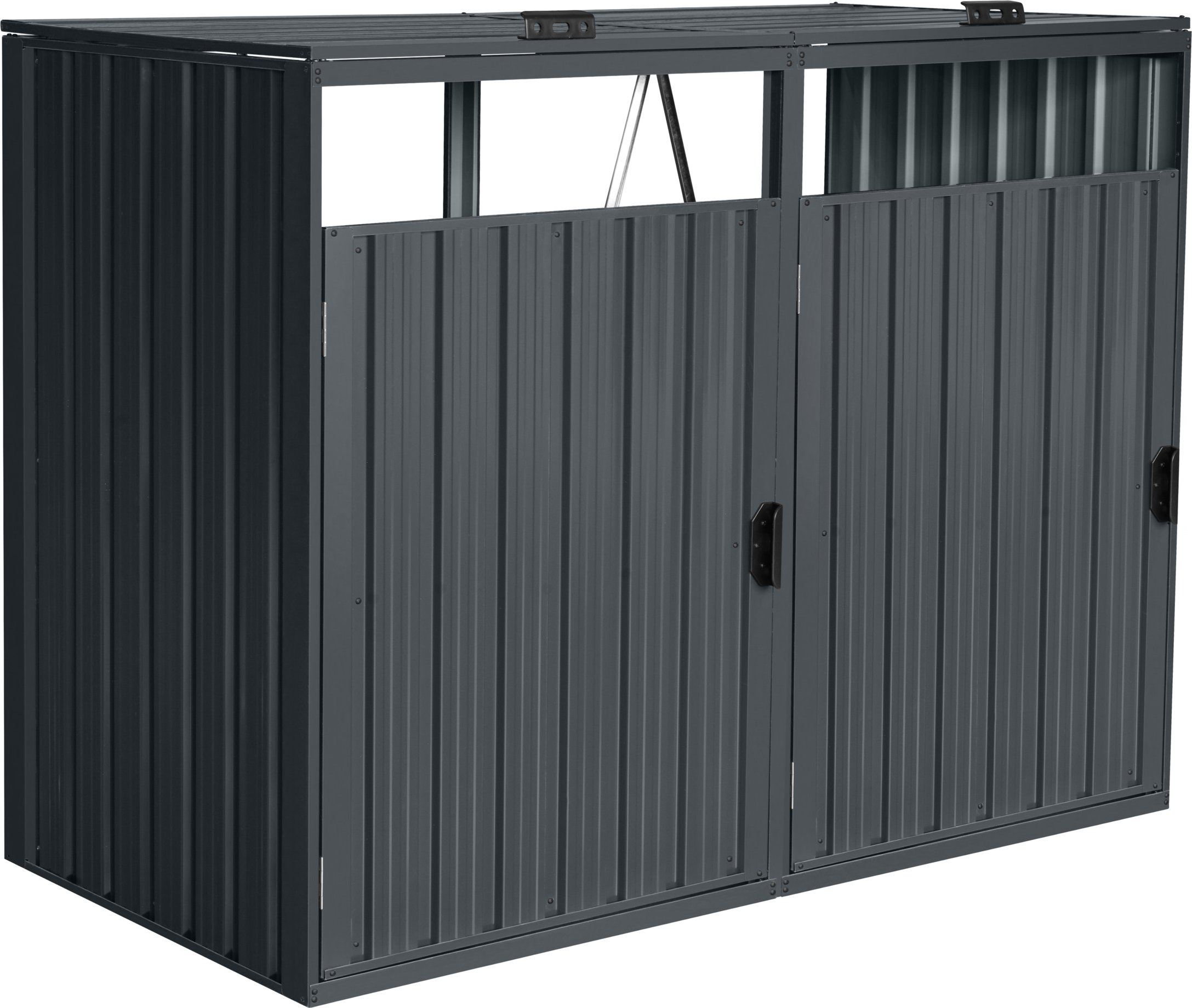 HOME DELUXE Mülltonnenbox CUBO (2 x 240 L)