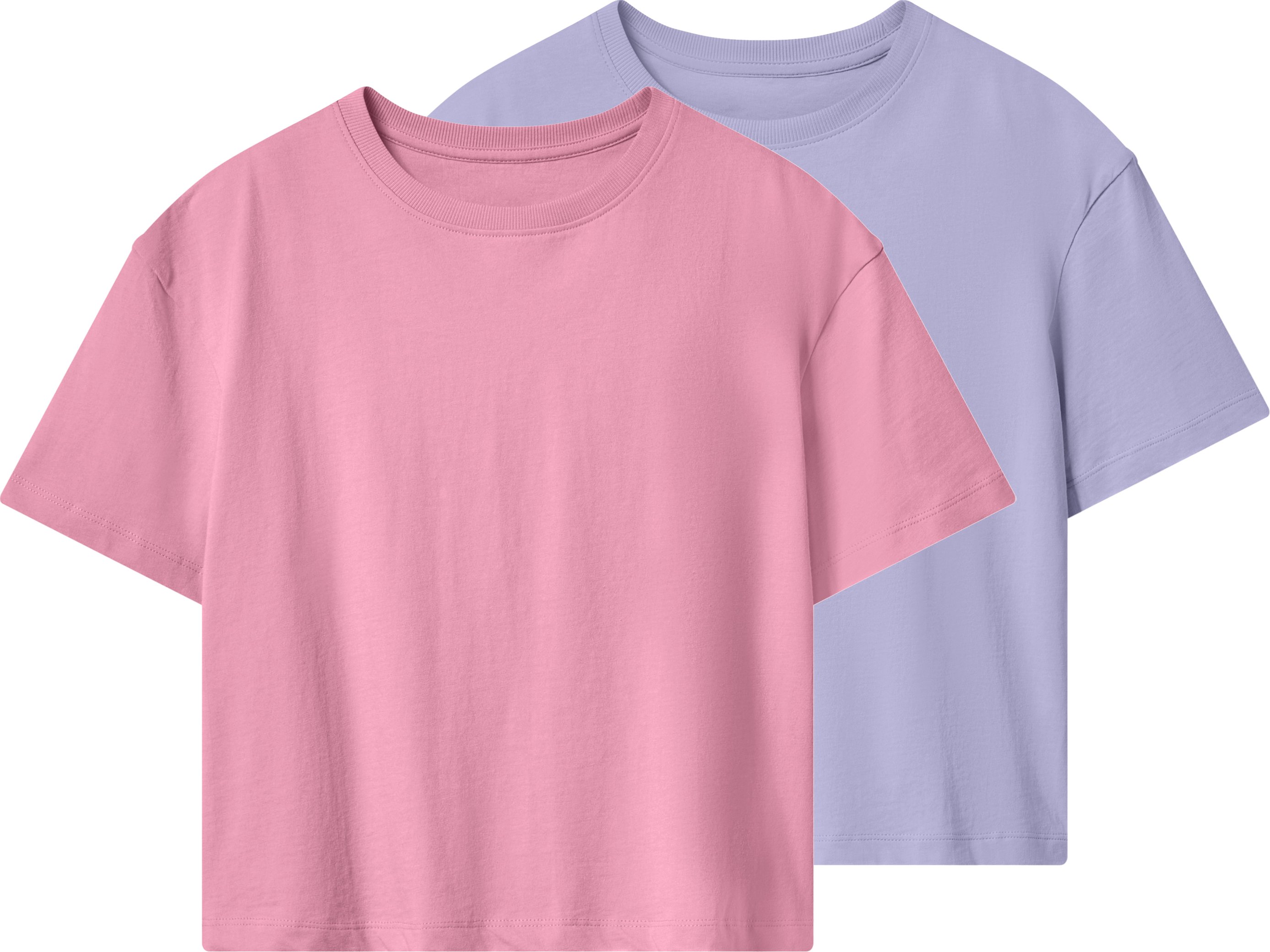 Thumbnail - Esmara Kids Kinder Mädchen T-Shirt, 2 Stück (rose/lila, 158/164)""