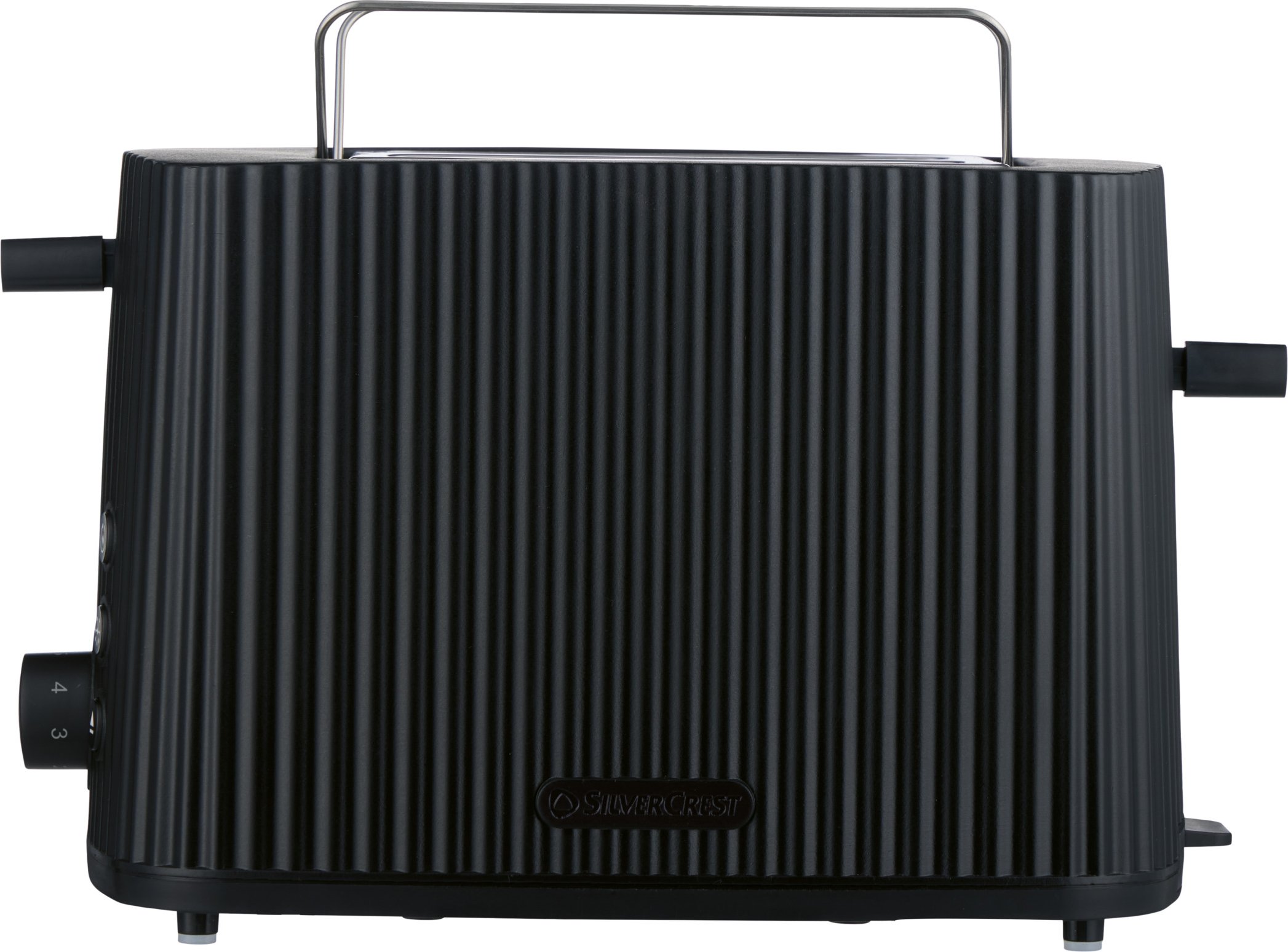 SILVERCREST® Toaster Kunststoff Doppelschlitz Struktur STKS 800 B1 / SOTKS 800 B1 (Schwarz)