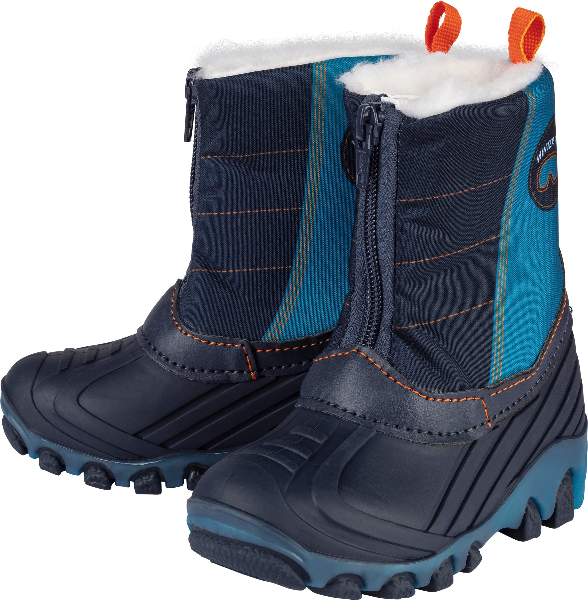 lupilu® Kleinkinder Jungen Galoschenstiefel mit Licht SEBS (navy/blau, 24)