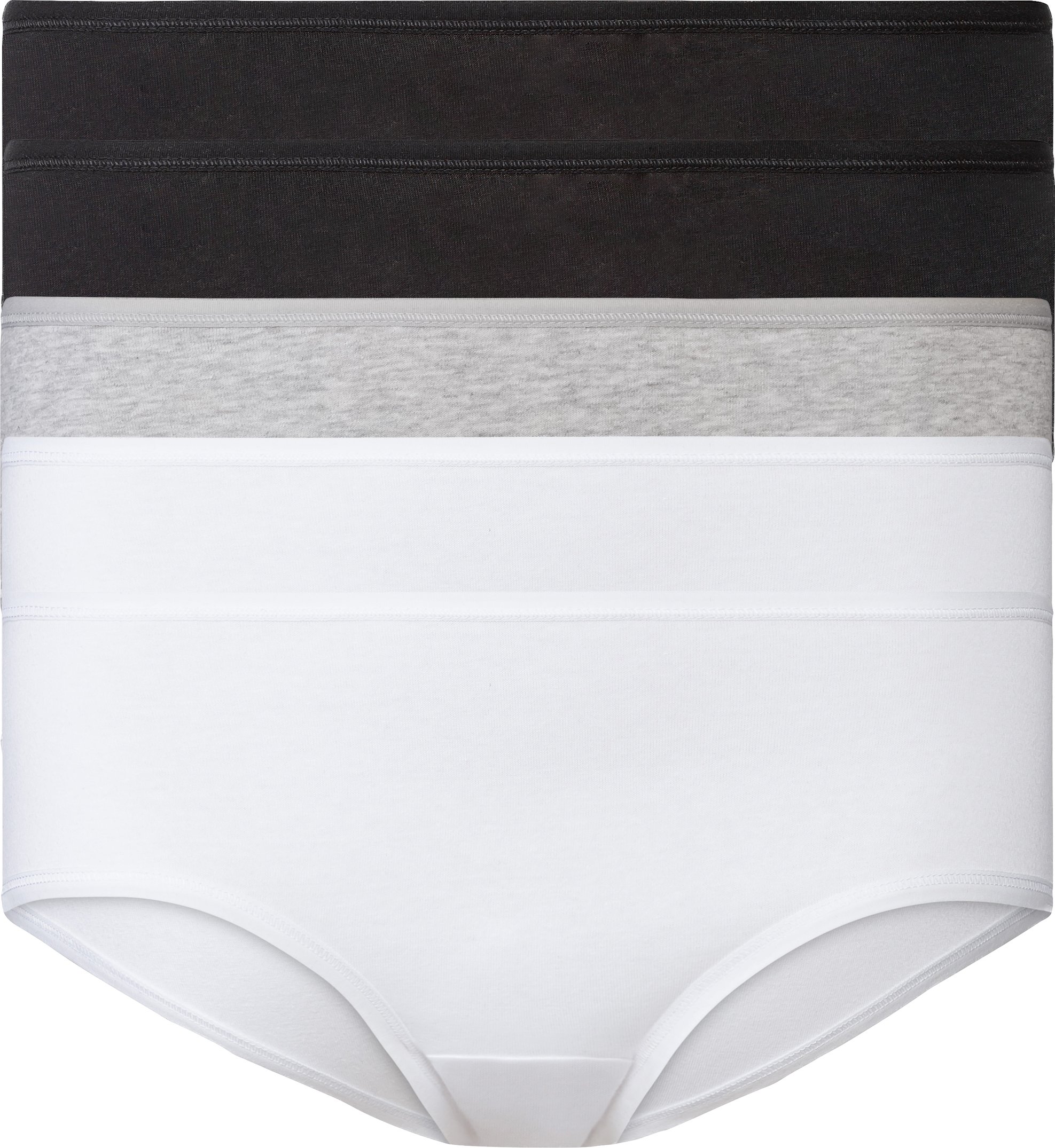 Thumbnail - esmara® Damen Hipster, 5 Stück (M(40/42), schwarz/grau/weiß)