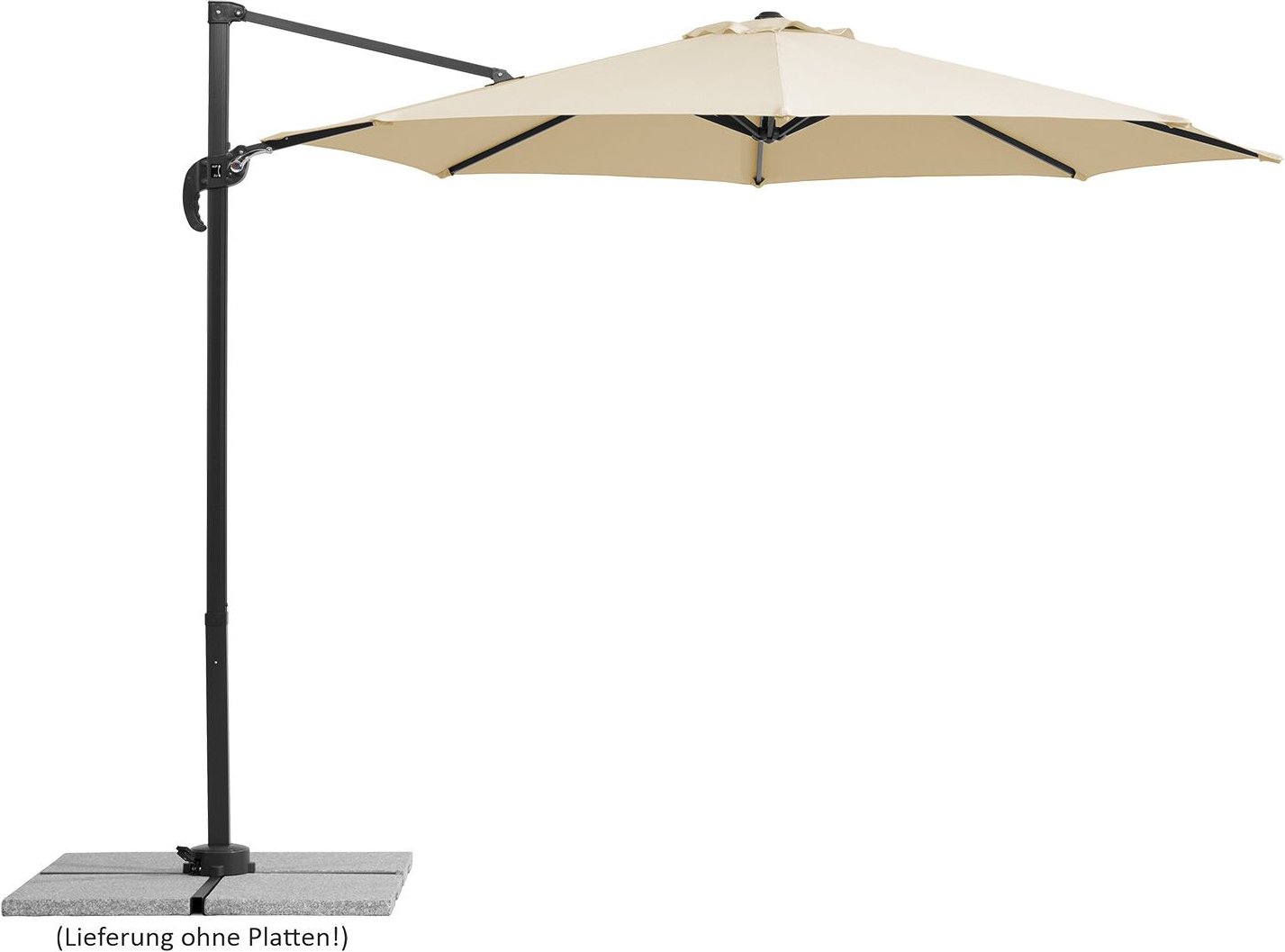 Schneider Ampelschirm Rhodos Junior 300/8 (Natur)""