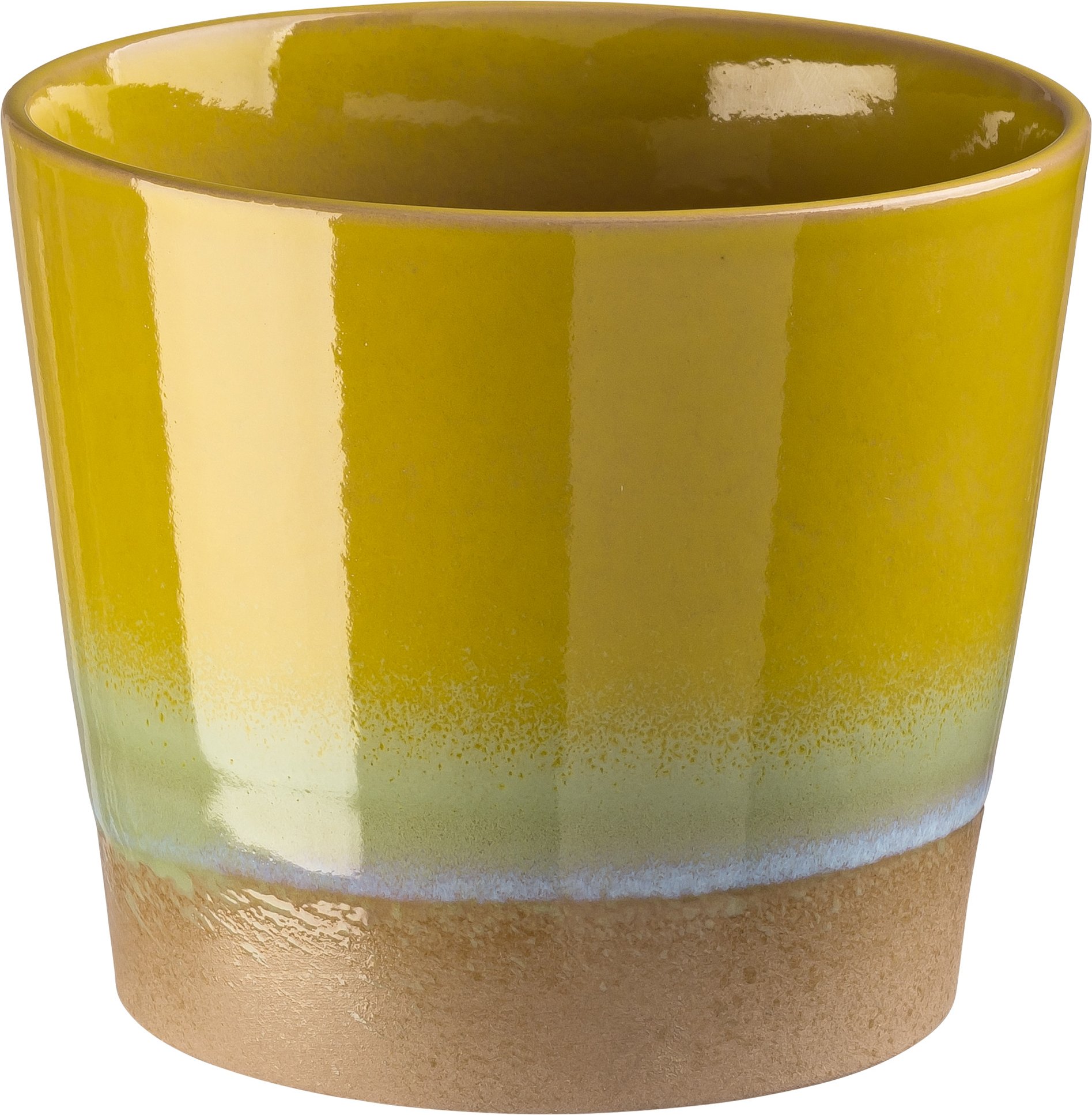 LIVARNO home Dekoratives Pflanzgefäß / Blumenvase Frühling (Gelb)