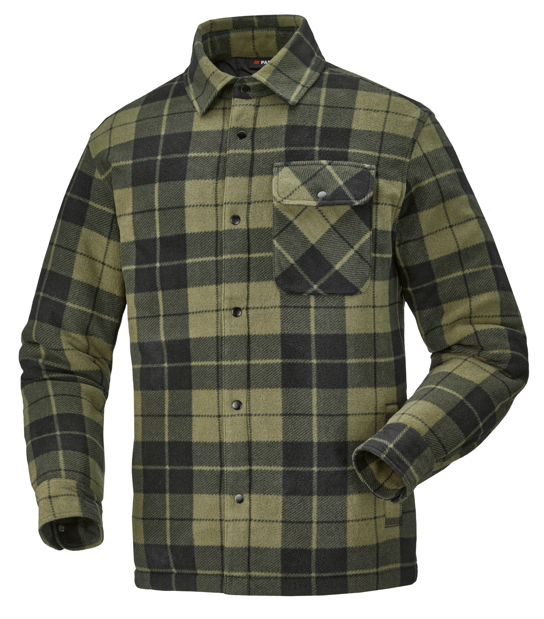 Thumbnail - PARKSIDE® Herren Overshirt, im Karomuster (Khaki, S (44/46))
