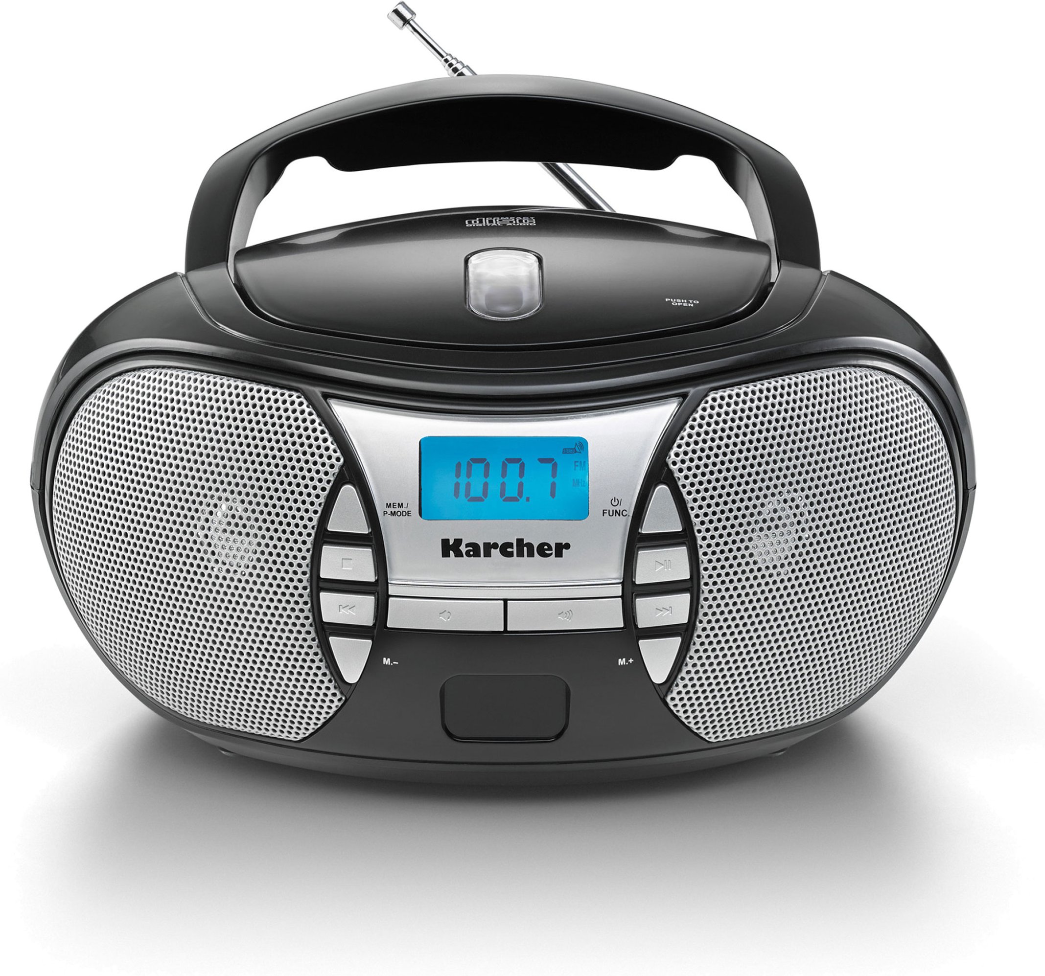 Thumbnail - Karcher RR 5025 tragbarer CD-Player mit UKW Radio (Schwarz)
