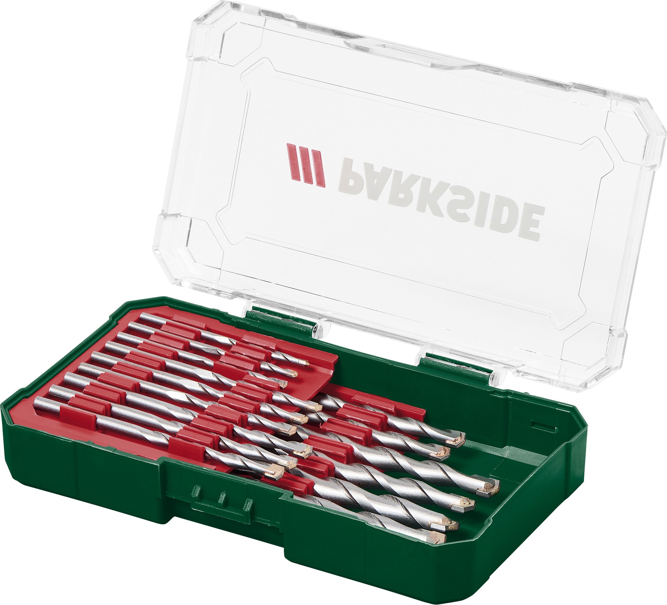 PARKSIDE® HSS-Spiralbohrer-Set / Steinbohrer-Set / Holzbohrer-Set / Bitschrauber-Set »PBB 4 C2« (Steinbohrer Set 15tlg.)