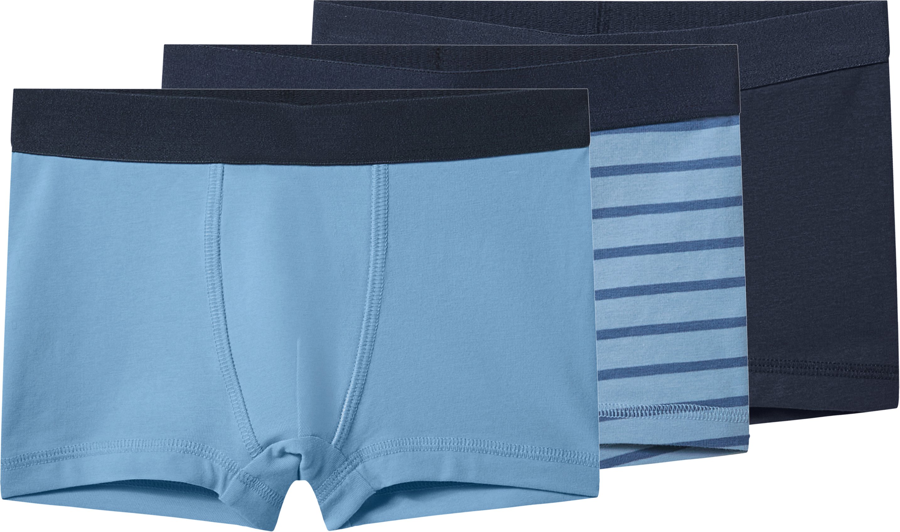 lupilu® Kleinkinder Jungen Boxer, 3 Stück (navy/blau, 110/116)