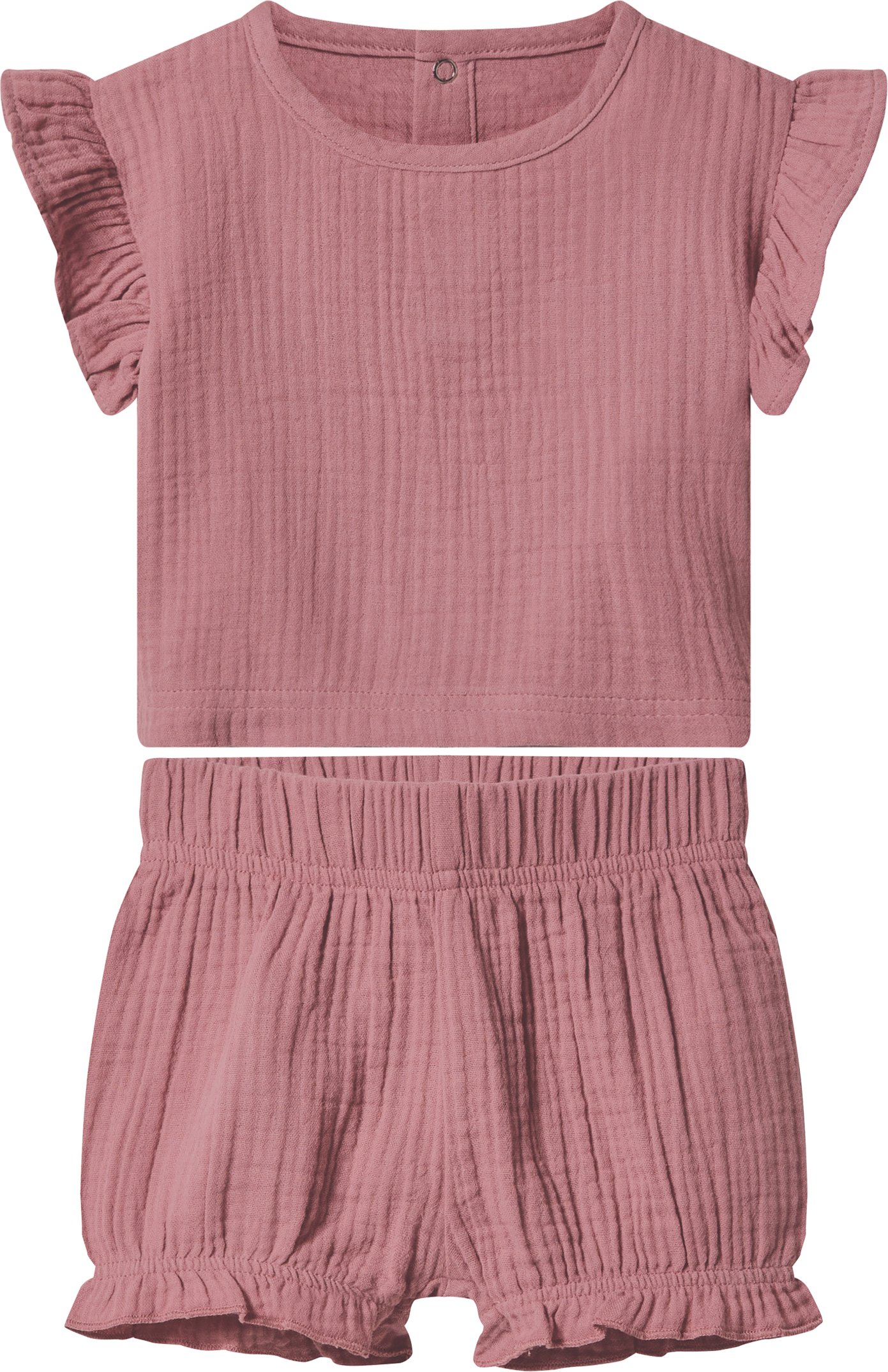 lupilu® Baby Mädchen Set 2tlg. (T-shirt + Shorts) (Rose, 86/92)