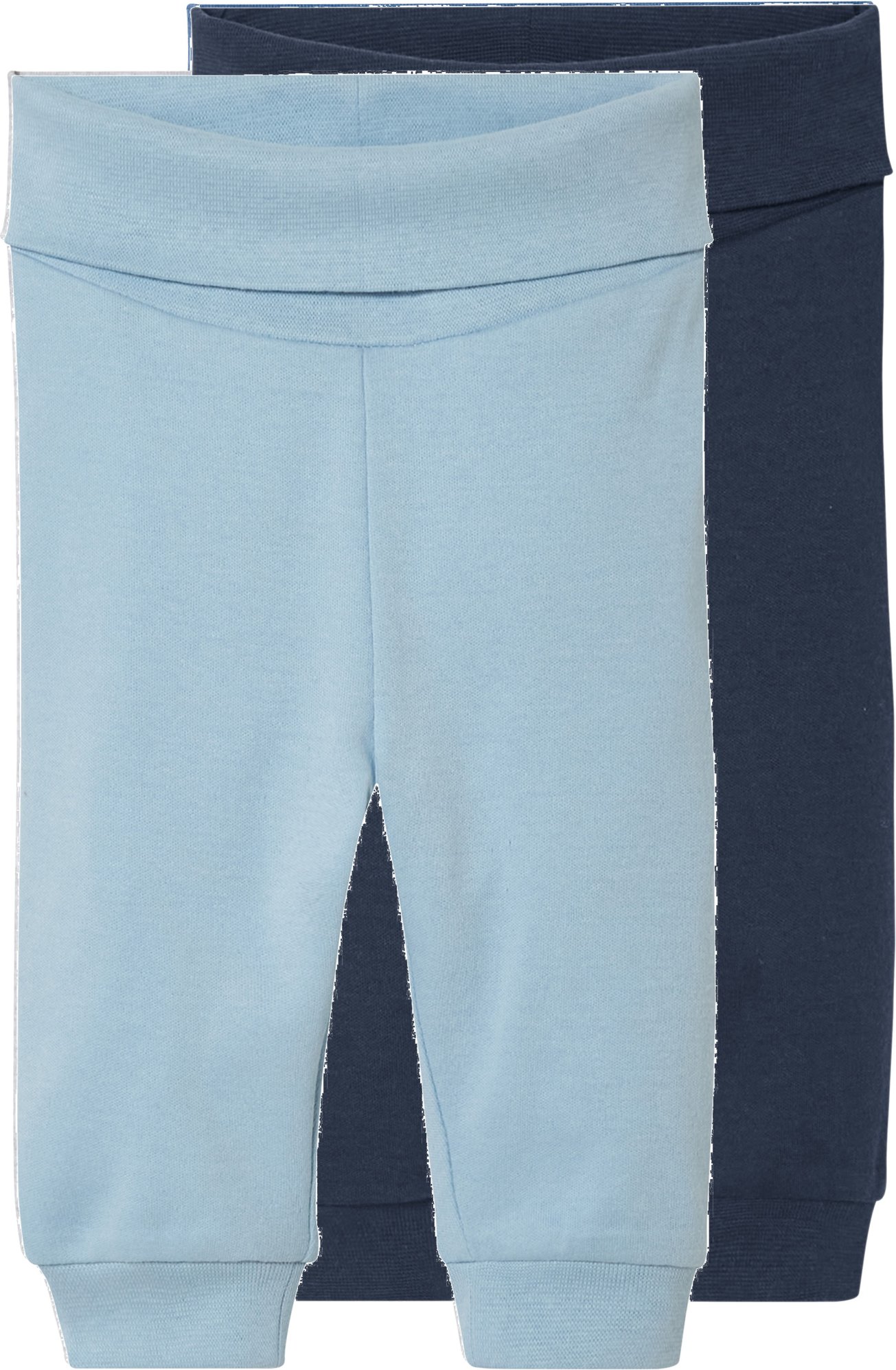 Thumbnail - lupilu® Baby Jogginghose 2-Teilig (62/68, navy/hellblau)