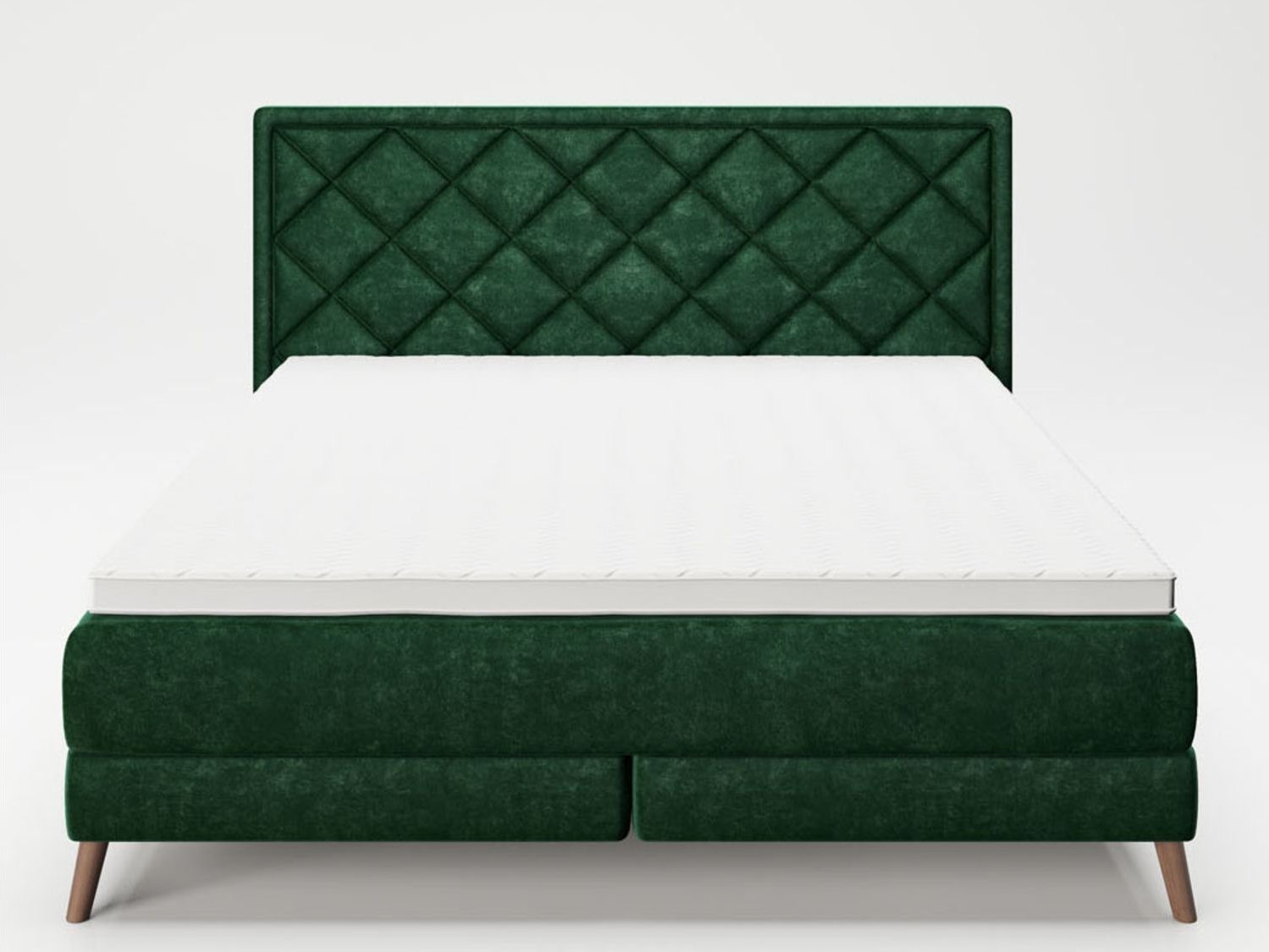 PLAYBOY Boxspringbett "AUDREY" (petrol/grün, 180 x 200 cm)