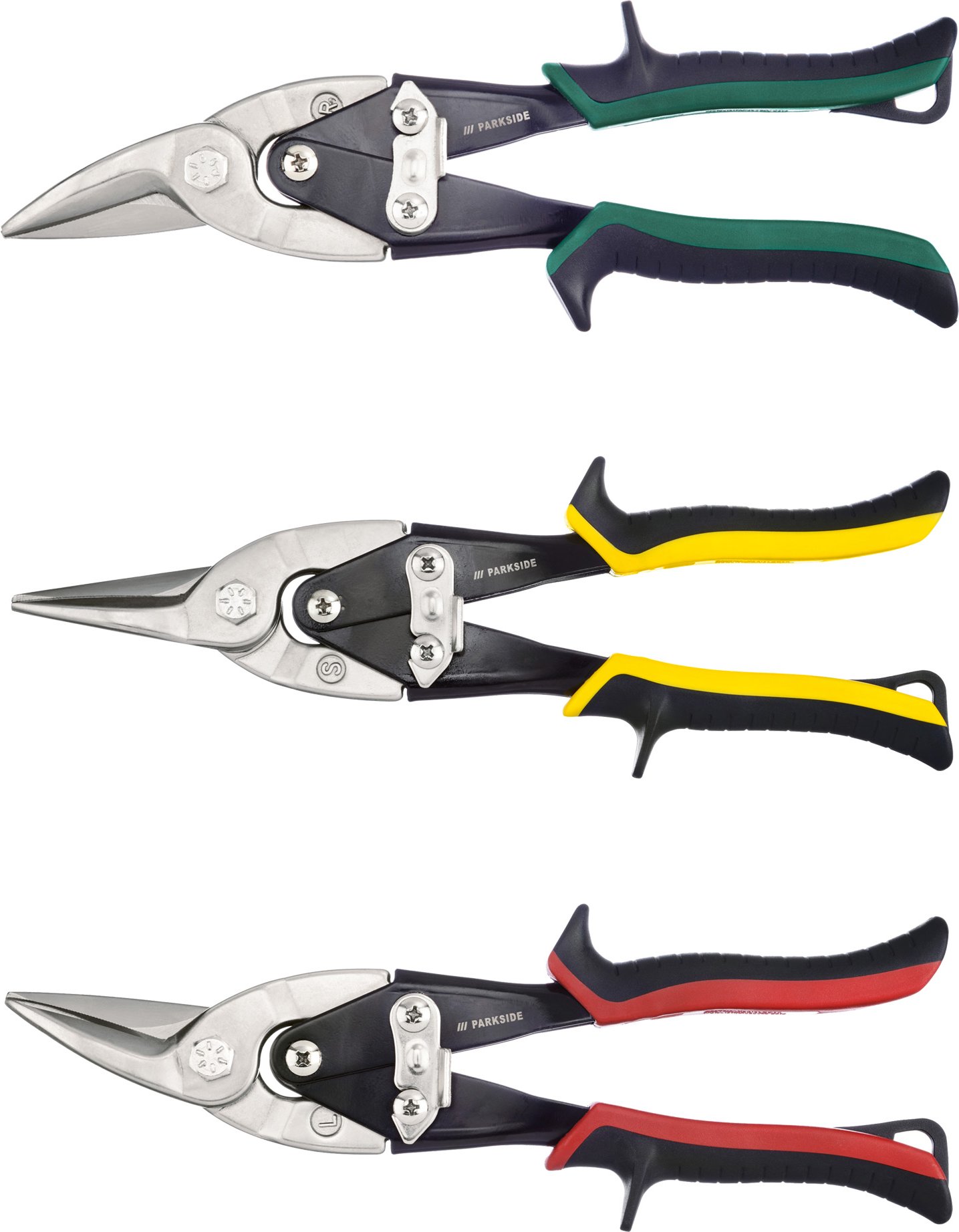 PARKSIDE® Blechscheren-Set, 3-teilig / Trockenbau-Set, 2-teilig (Blechscheren Set)