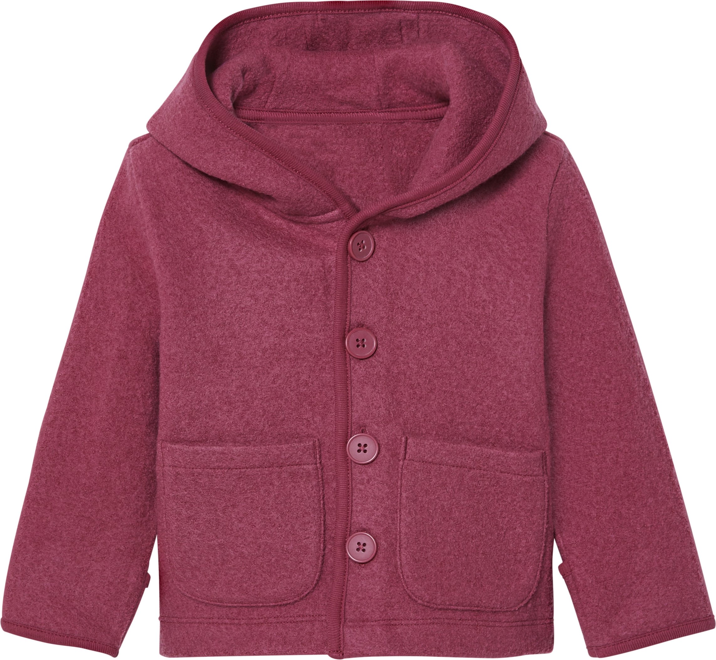 lupilu® Baby-Jacke, aus reiner Bio-Merinowolle (Beere, 86/92)