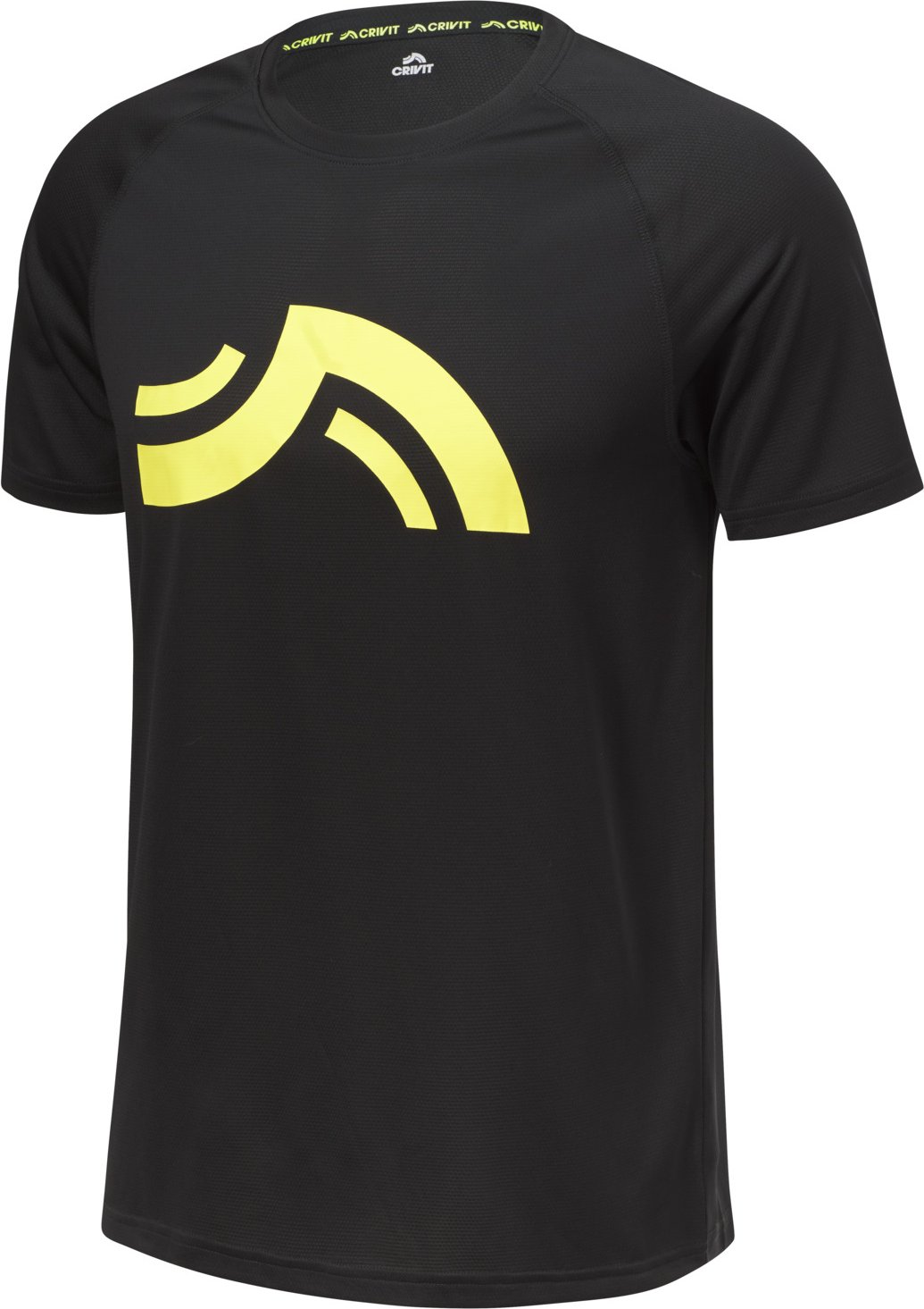 Thumbnail - CRIVIT Herren Funktionsshirt, mit Rundhalsausschnitt (Schwarz, XL (56/58))