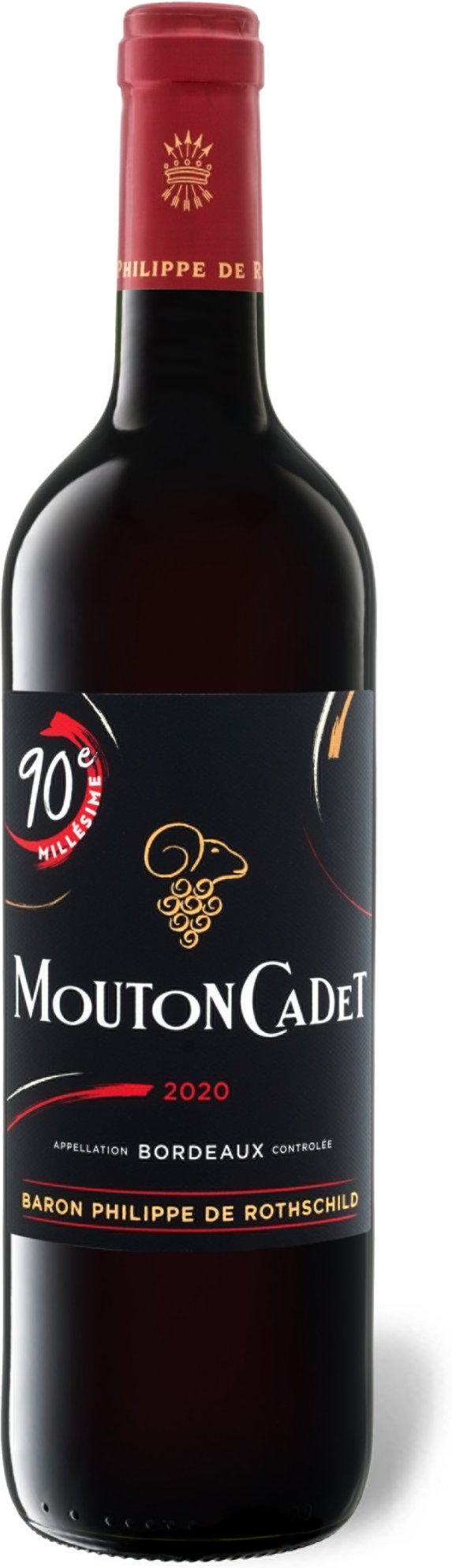 Mouton Cadet Baron Philippe de Rothschild AOC trocken, Rotwein 2022
