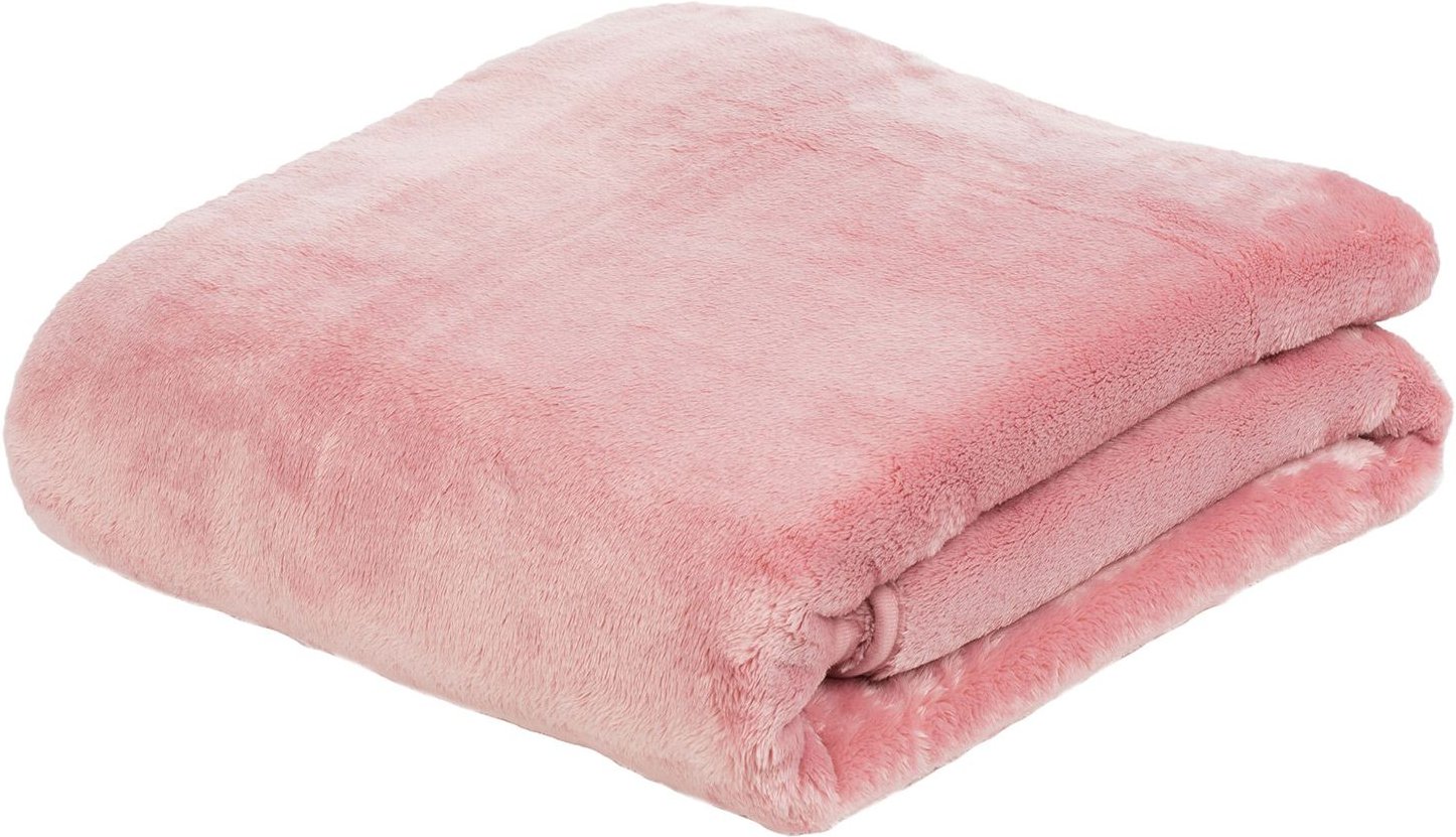 Gözze Premium Cashmere-Feeling Decke (Altrosa, 130 x 170 cm)