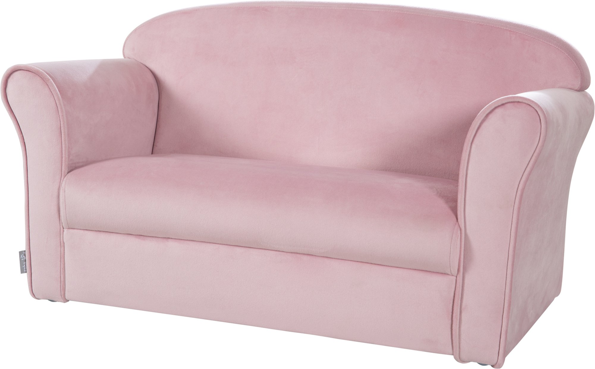 roba Kindersofa, 2-Sitzer (mit Armlehne, Mauve)