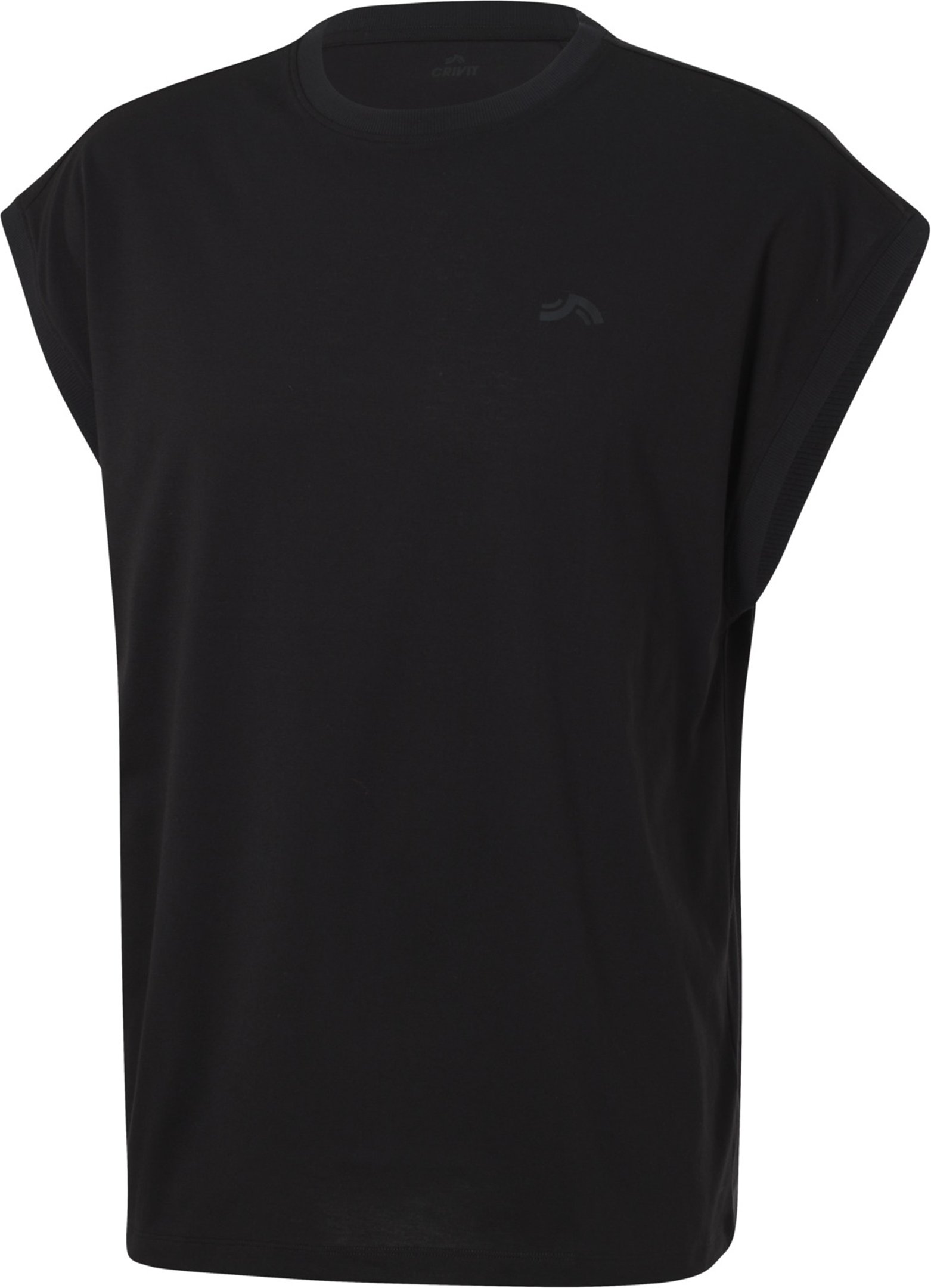 CRIVIT Herren Funktionsshirt oversize (kurze Ärmel/schwarz, M (48/50))
