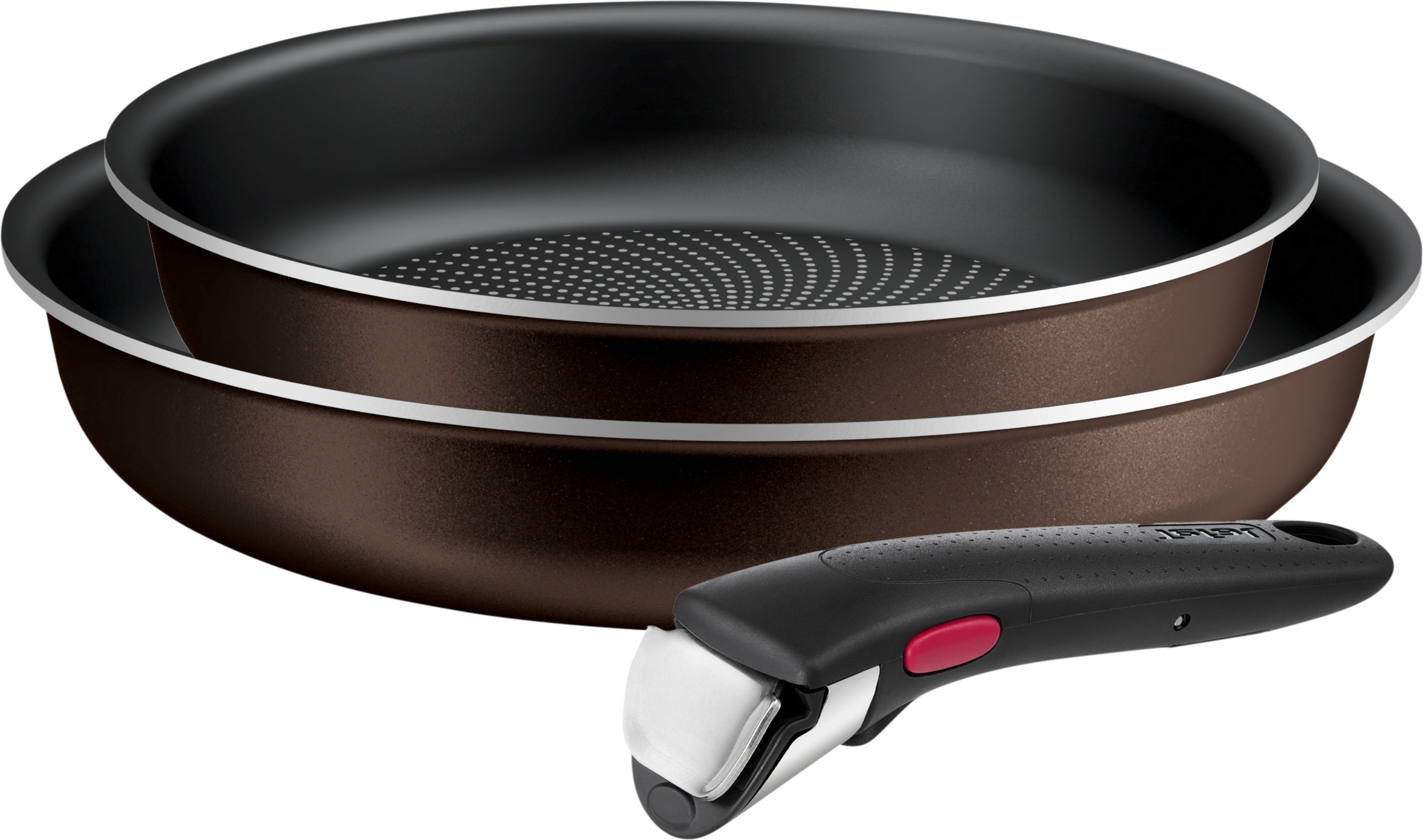 Tefal Pfannenset Ingenio Light Cook, 3tlg. ca. Ø 22 / 26 cm, Aluminium