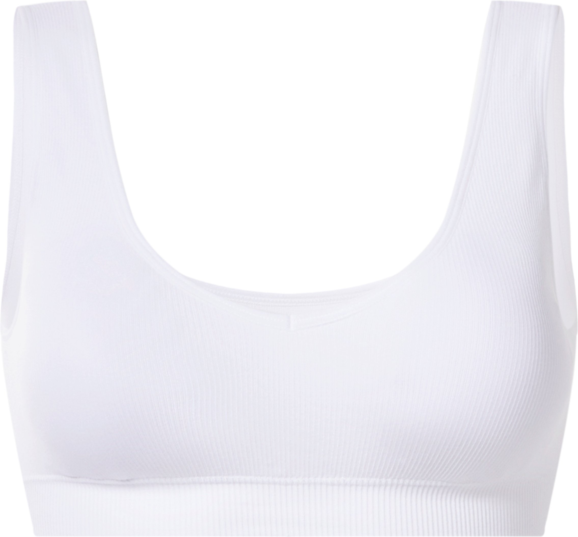 esmara® Damen Bustier Rippe (Weiß, XL(48/50))